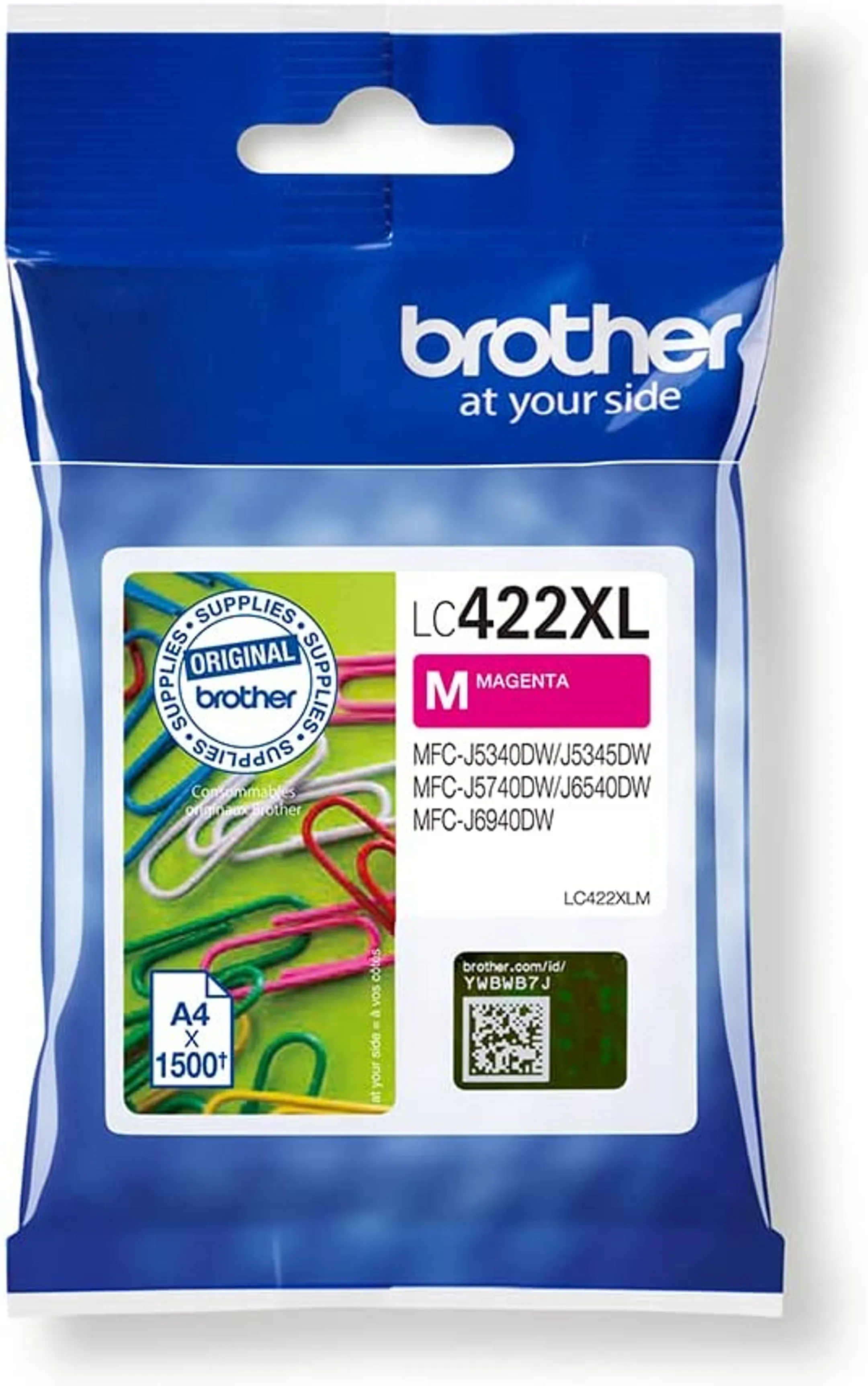 Cartouche d'encre LC422XLM - Magenta