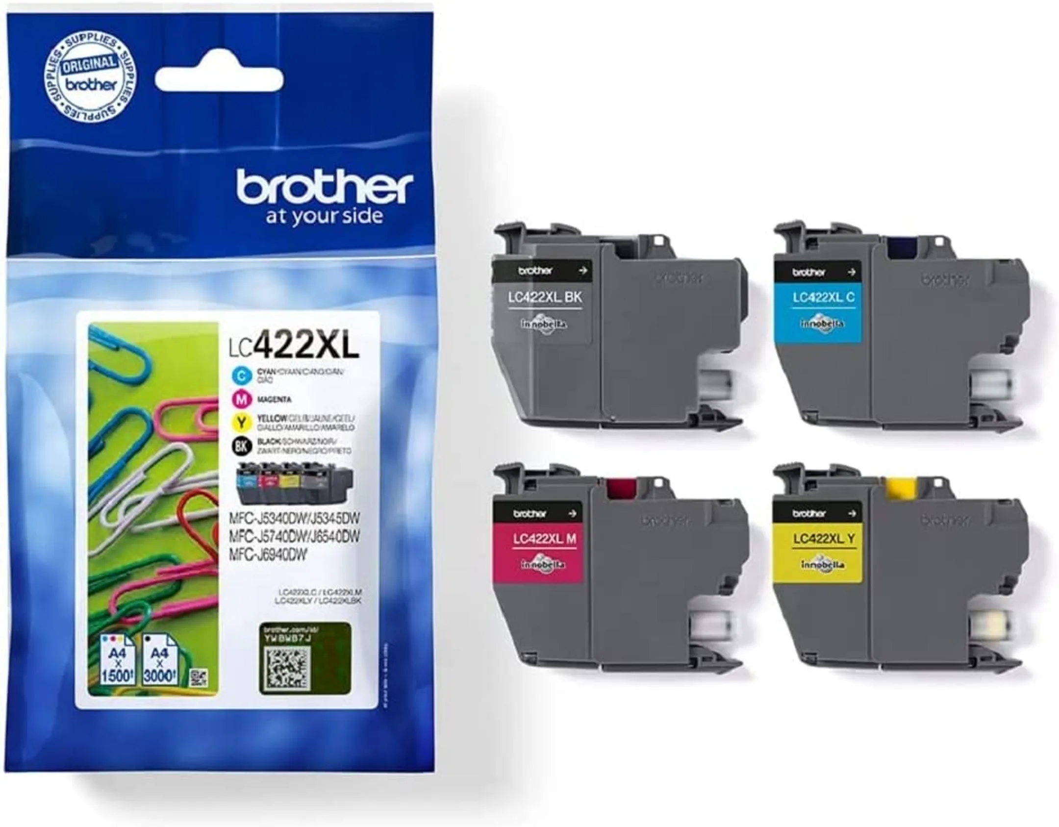 Cartouche d'encre LC422XLVAL - Multipack XL