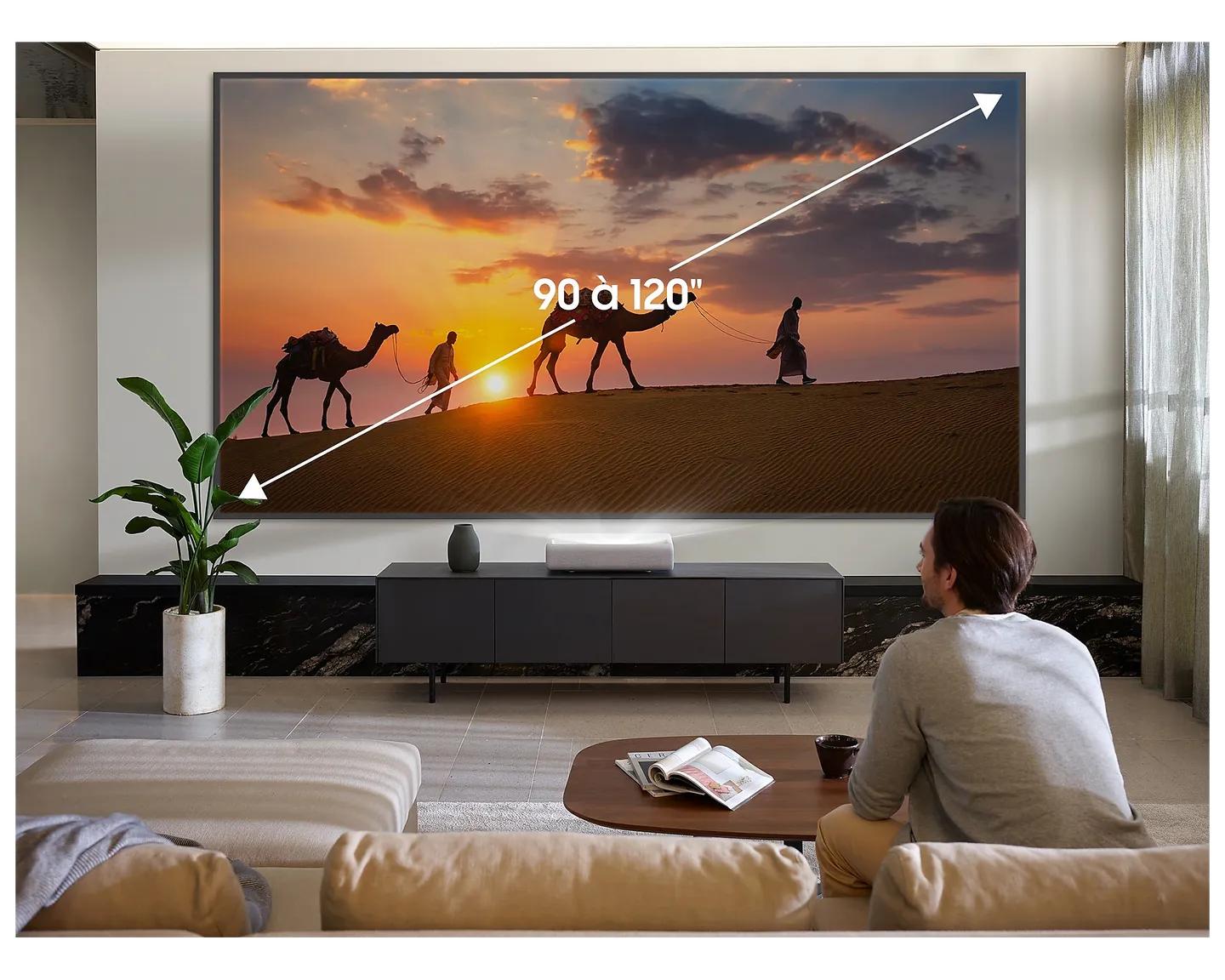 Samsung 4K Ultrashort Throw Laser Projector The Premiere LSP7T HIFI