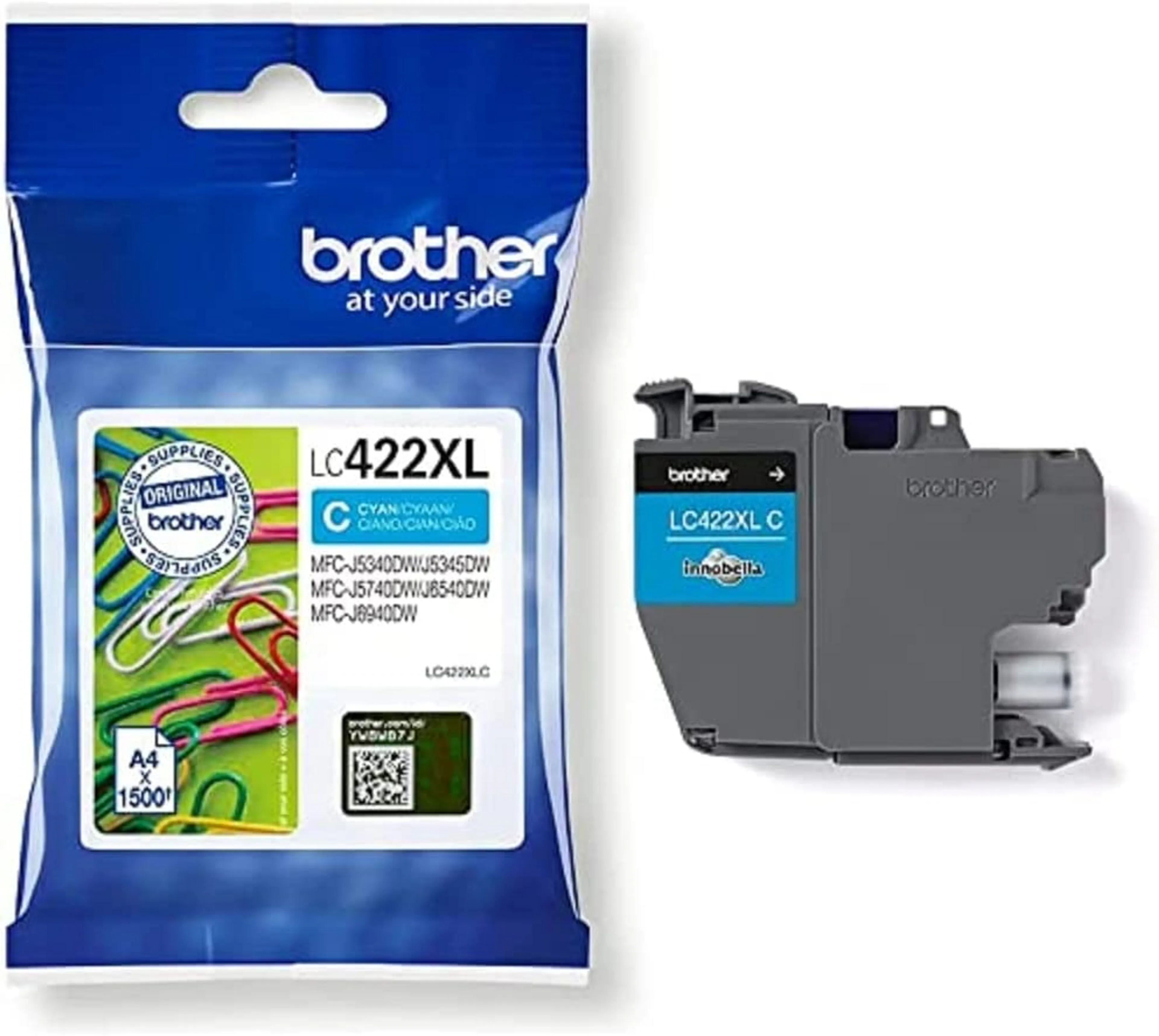 Brother Ink cartridge LC422XLC - Cyan image