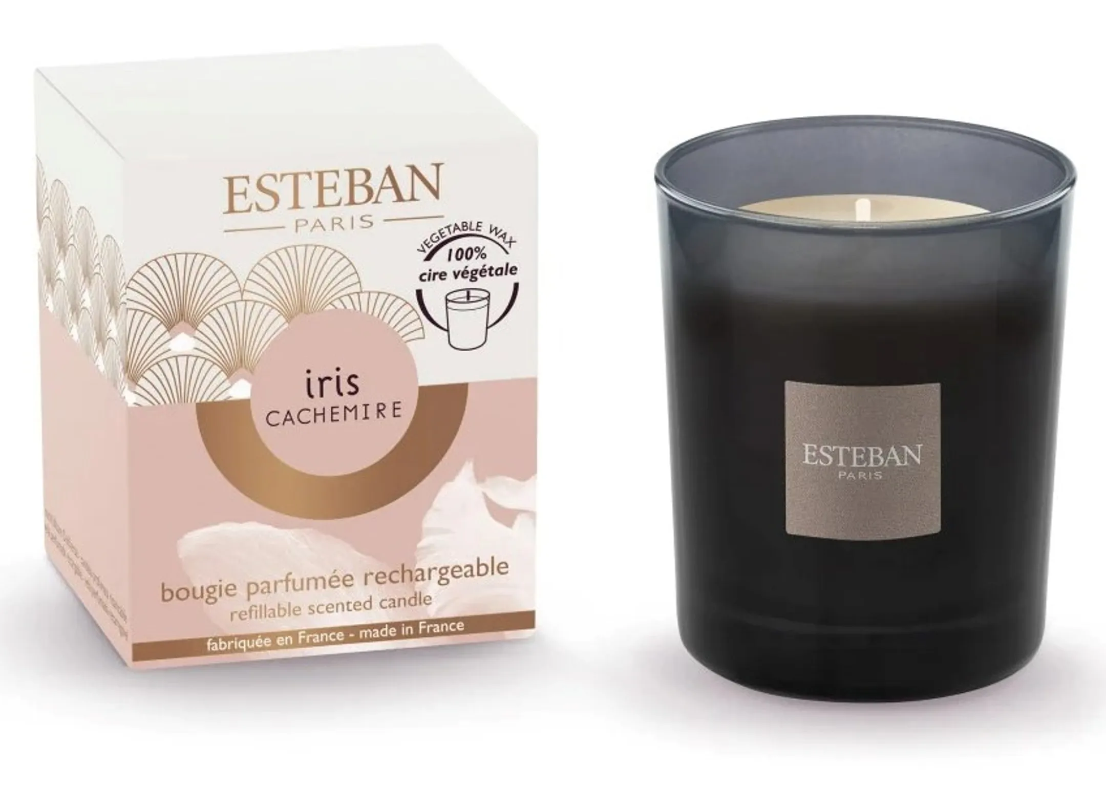 Duftkerze Nachfüllbare 180g Iris Cachemire