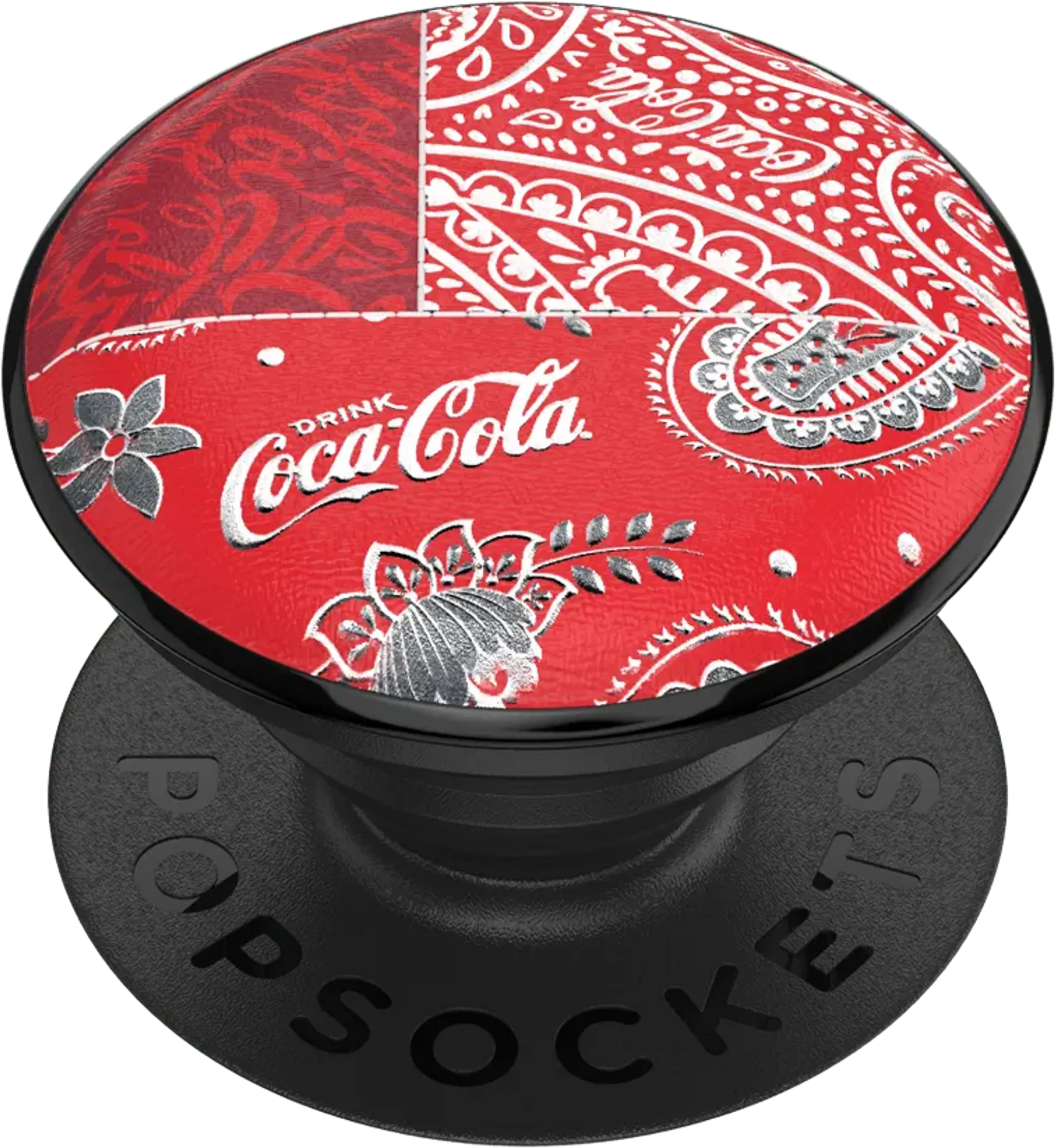 Support pour Smartphone Popgrip - Coca Cola Patchwork