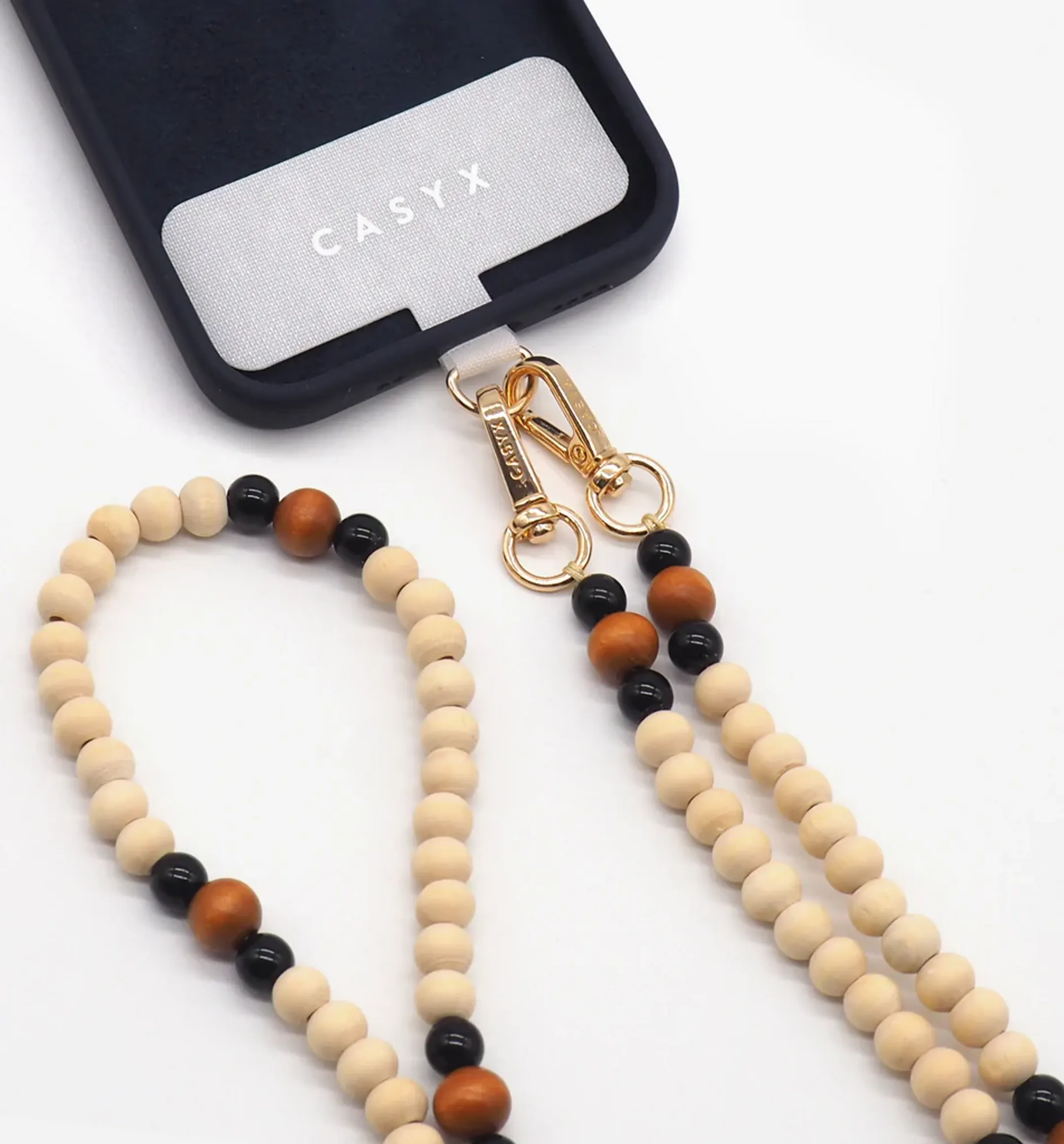 CASYX Smartphone-Halskette - Wooden Beads image