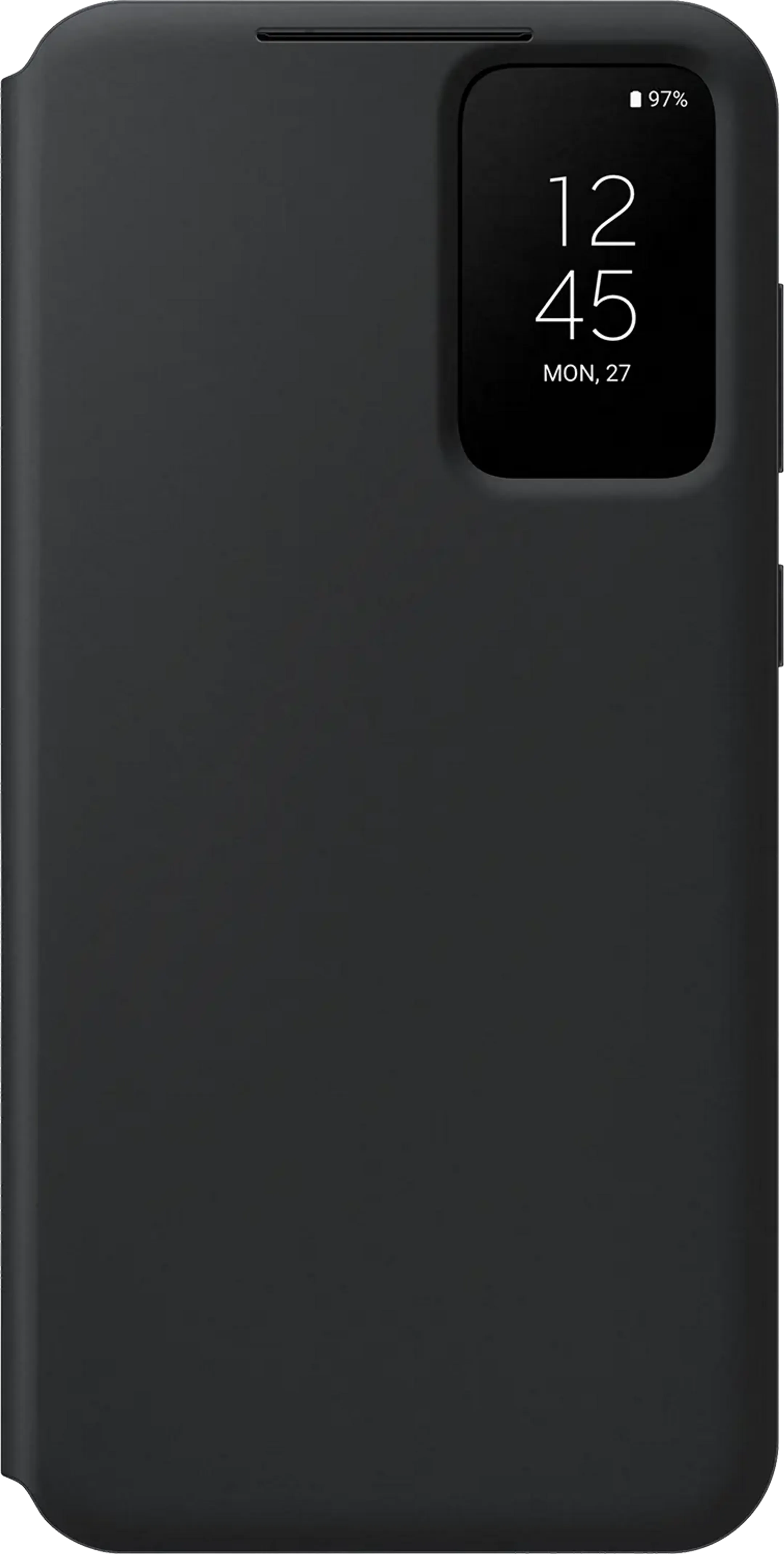 Smart Clear View Case for Galaxy S23+ - Black