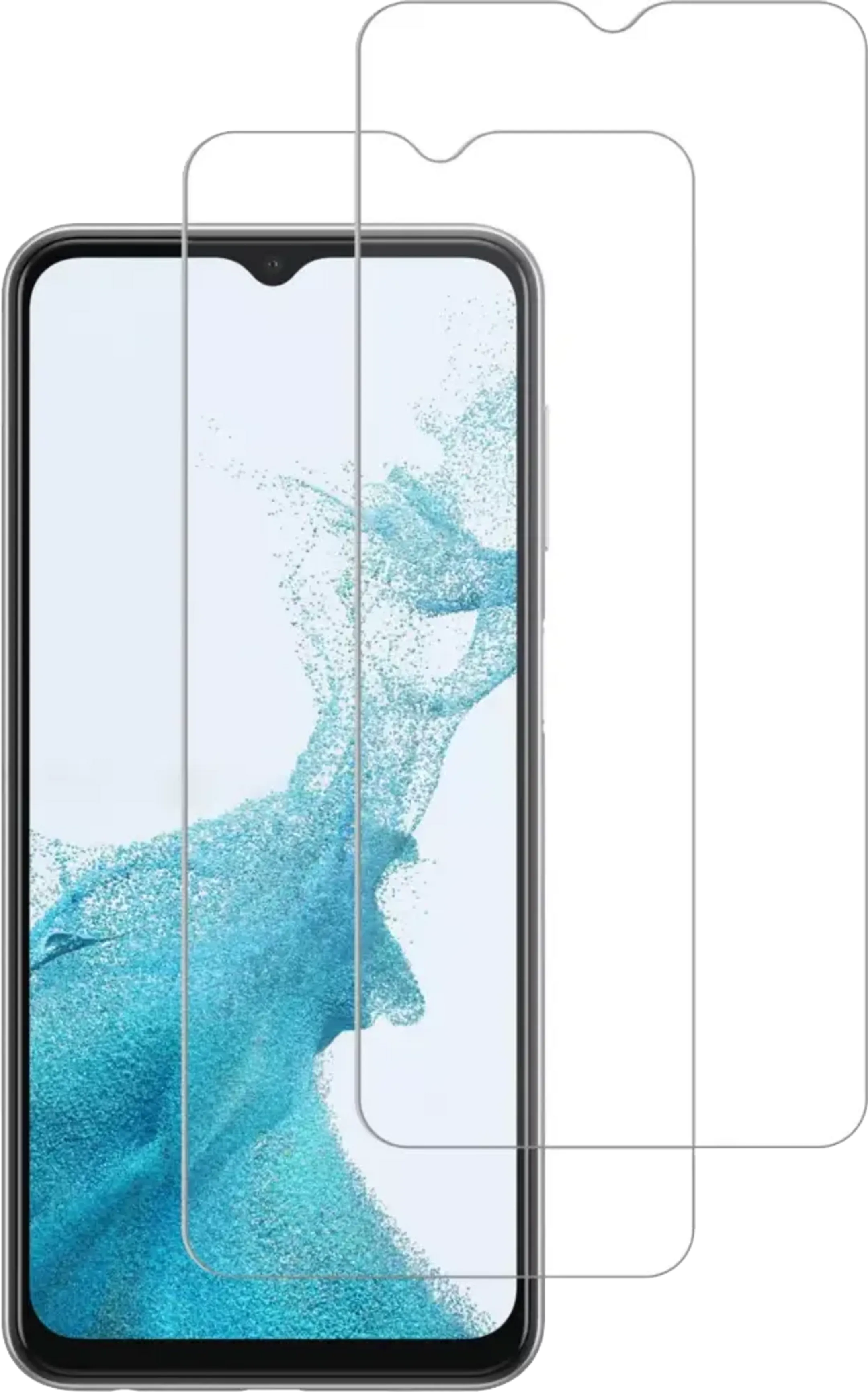 Protège écran pour Galaxy A23 - Verre trempé x 2