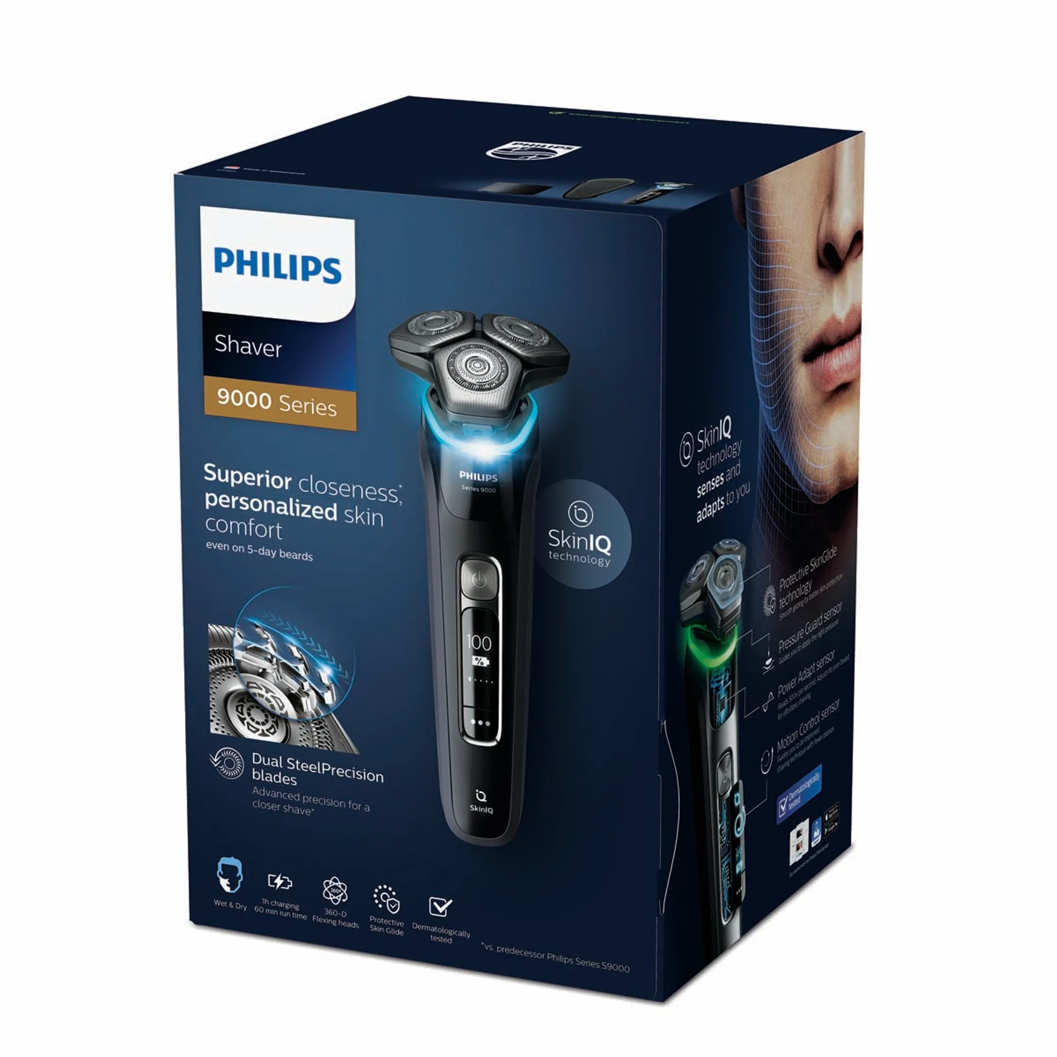 Philips Electric shaver Series 9000 S9986/55 SkinIQ image