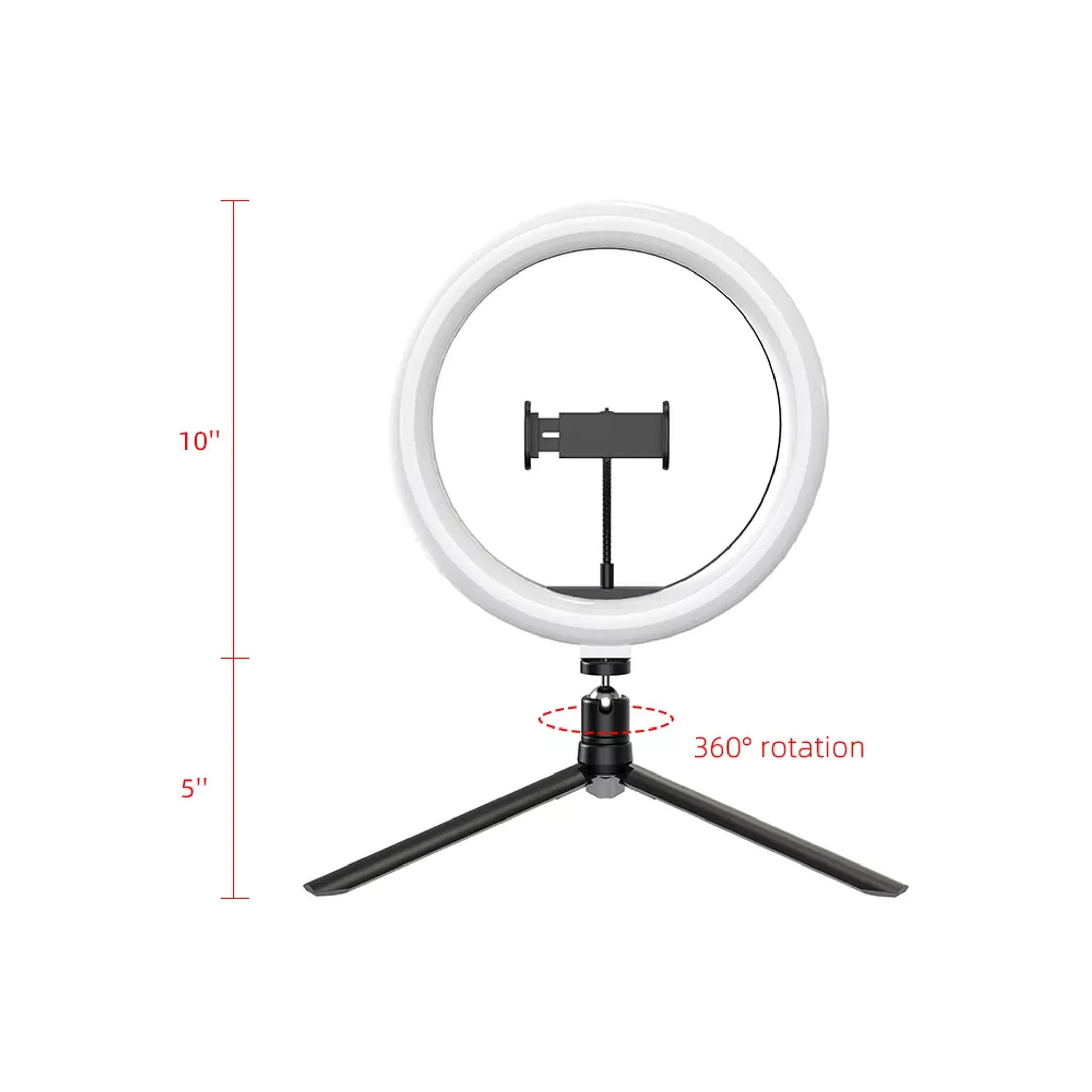 ESSENTIEL-B 10" Ring Light Stativ / Vlog image