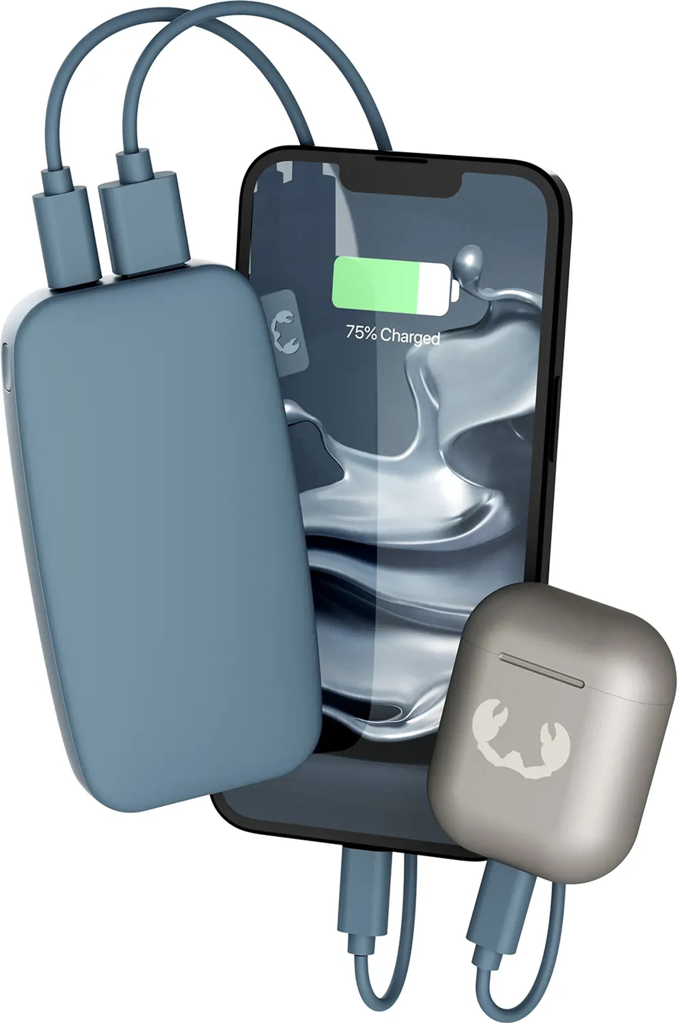 Fresh 'n Rebel Powerbank - 6.000 mAh -  Dive Blue image