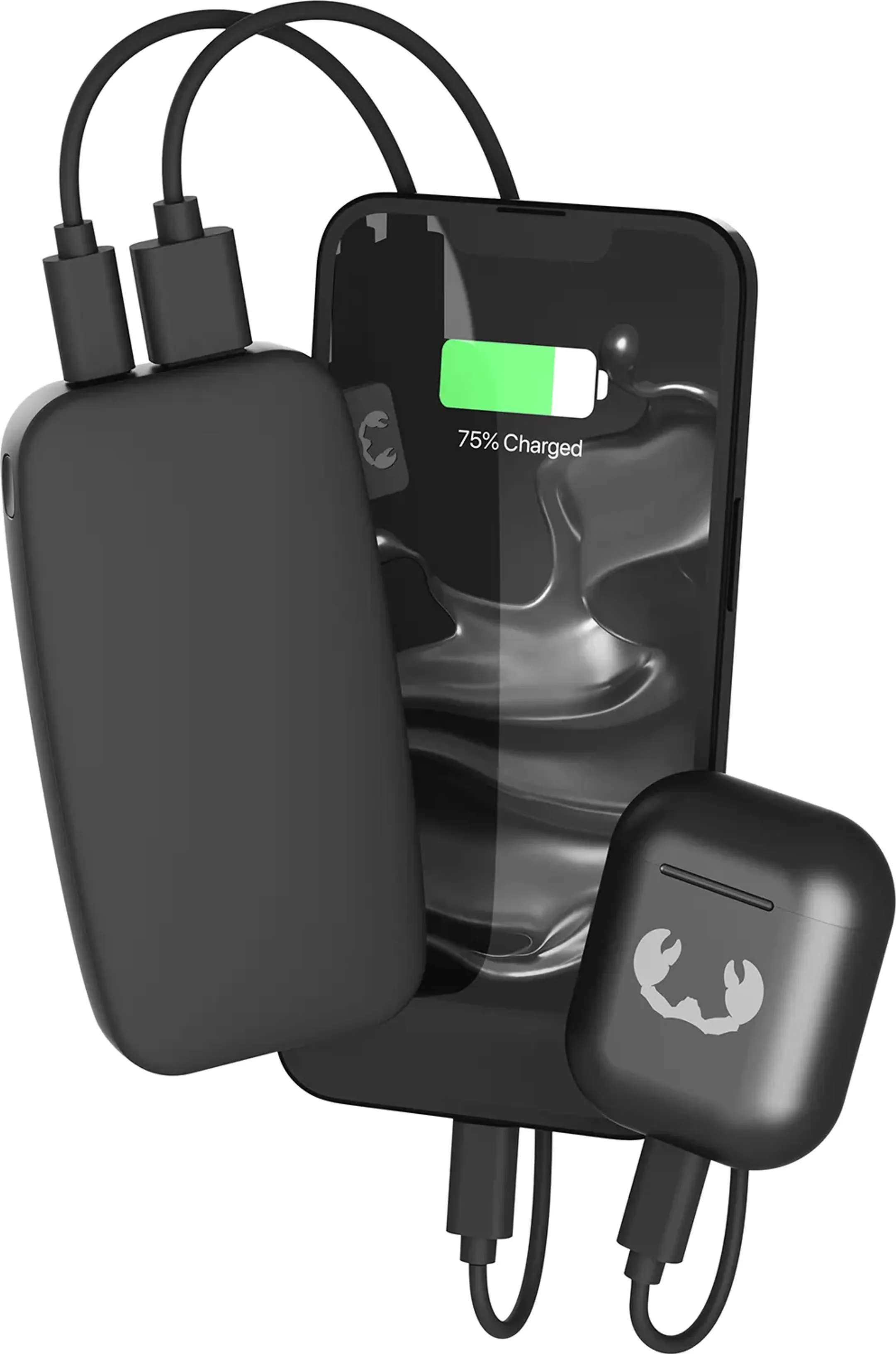 Fresh 'n Rebel Powerbank - 6.000 mAh - Storm Grey image