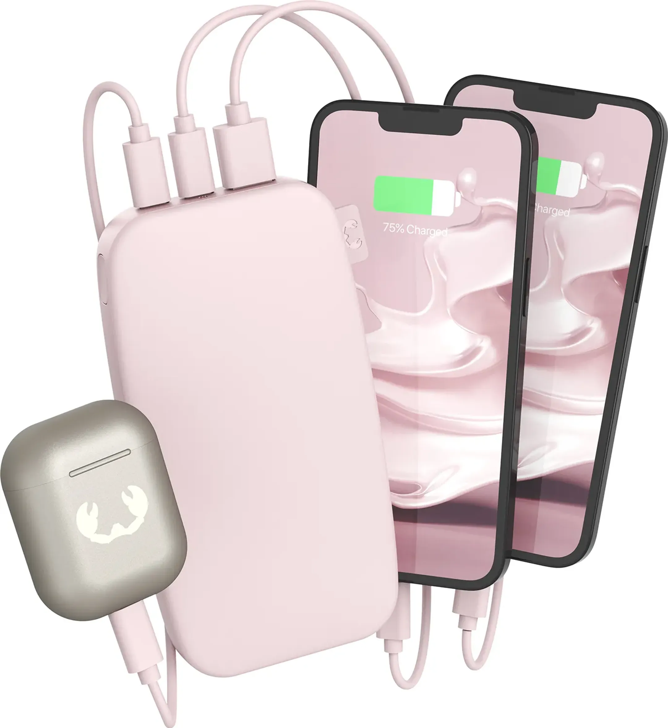 Fresh 'n Rebel Batterie externe 20W Power Delivery - 18.000 mAh - Smokey Pink image