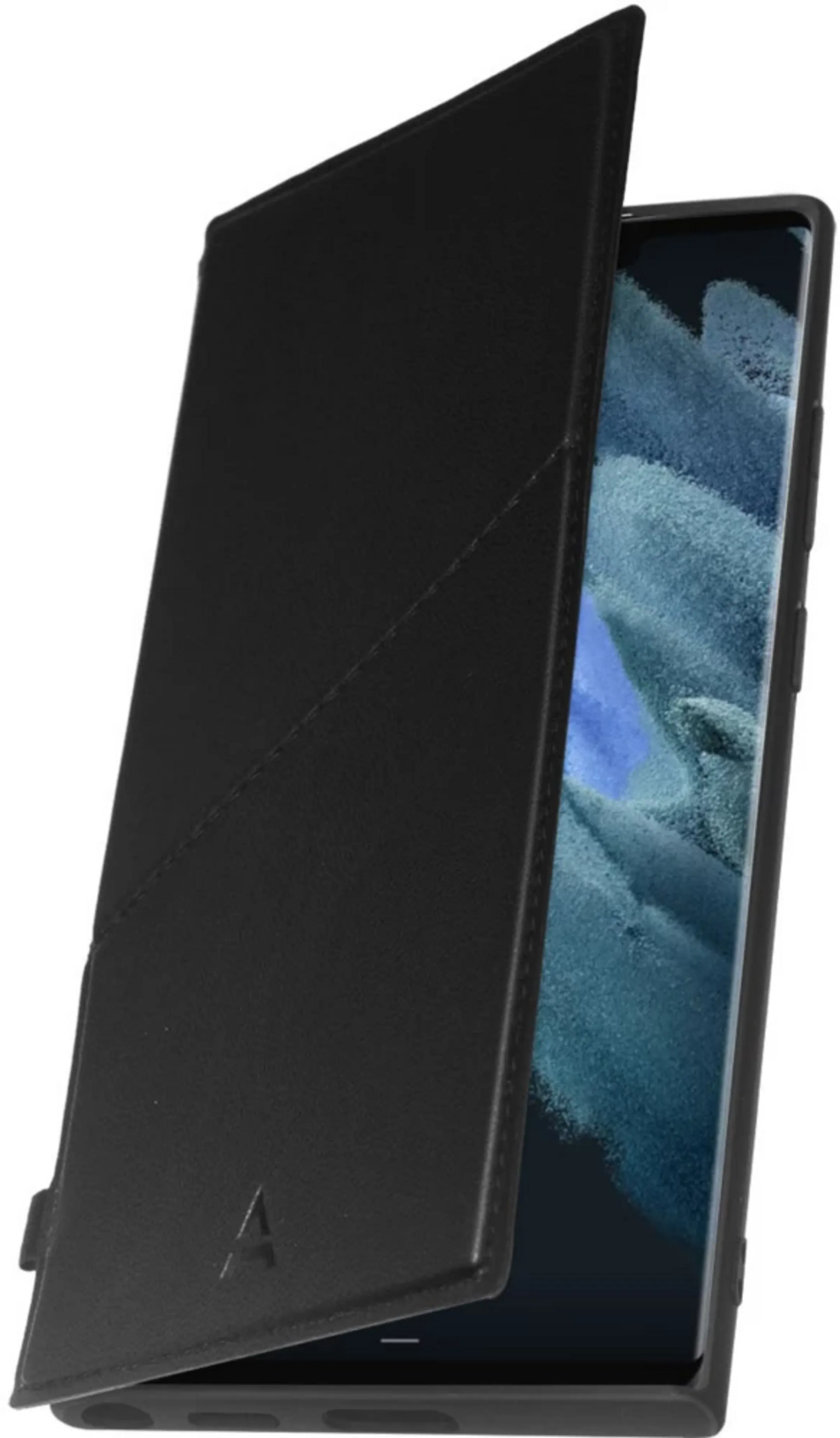 Étui en cuir - Samsung Galaxy S23 Ultra - Noir