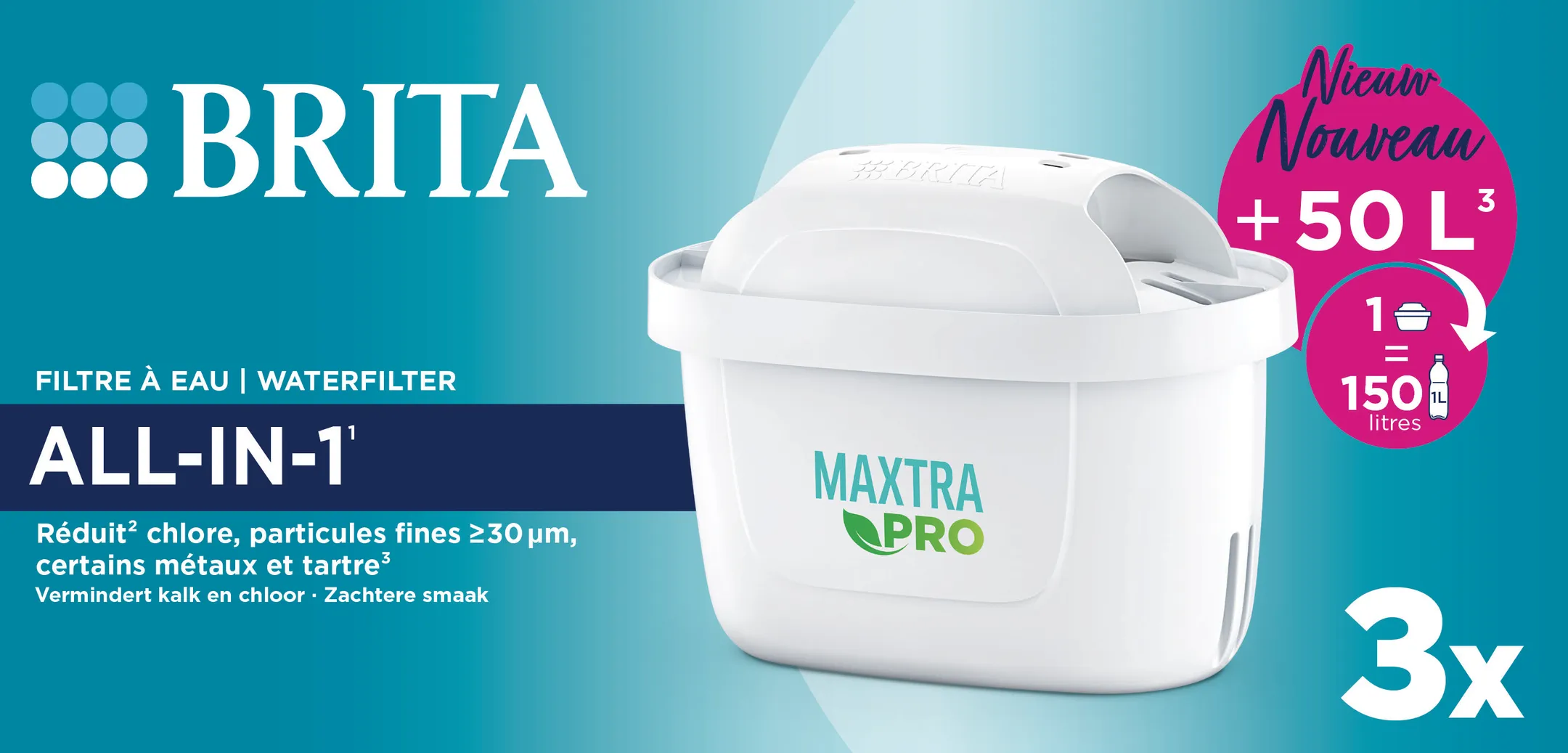 Brita Cartridge MAXTRA PRO ALL-IN-1 3-Pack image
