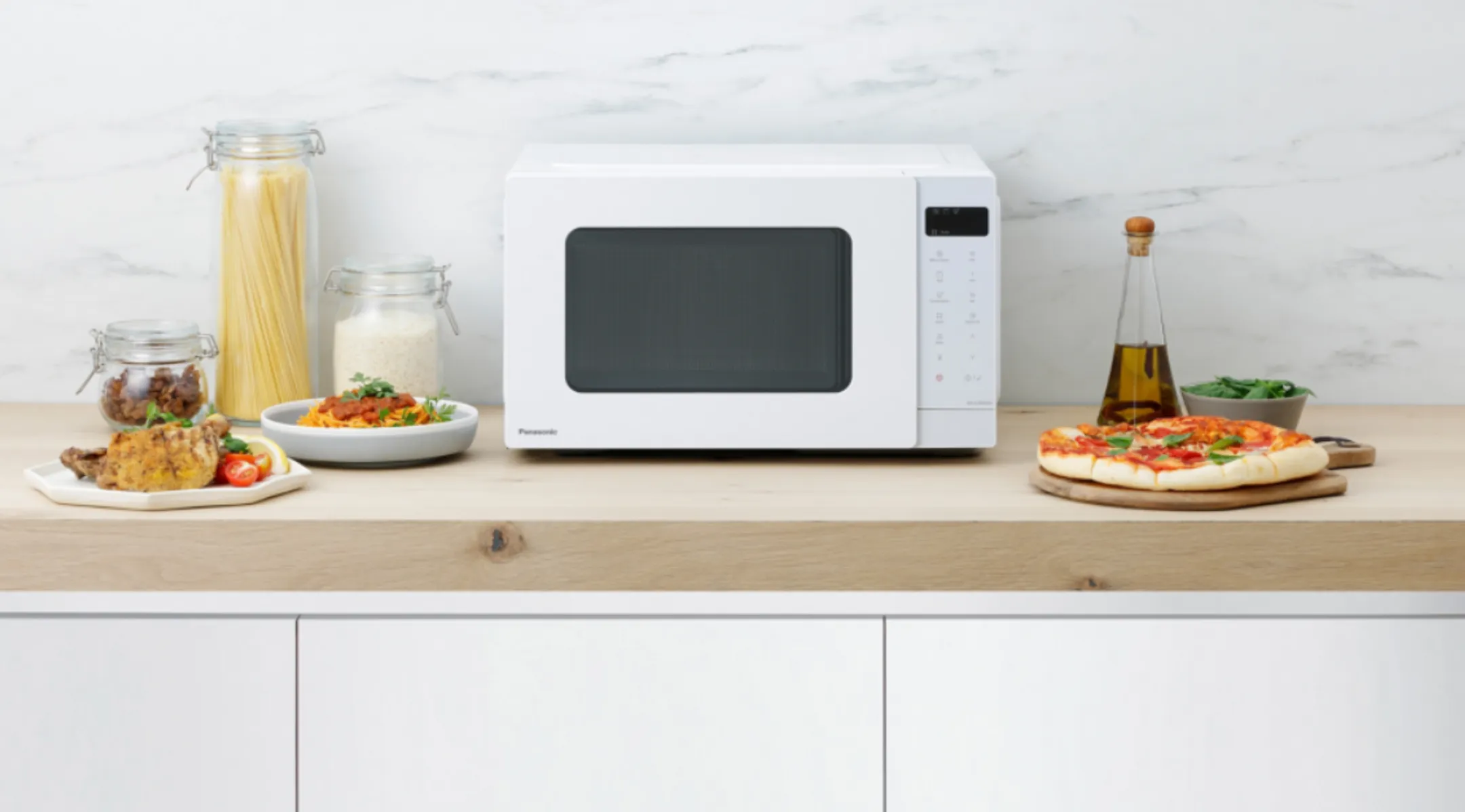 Panasonic Micro-ondes Grill - NN-K35NWMEPG image