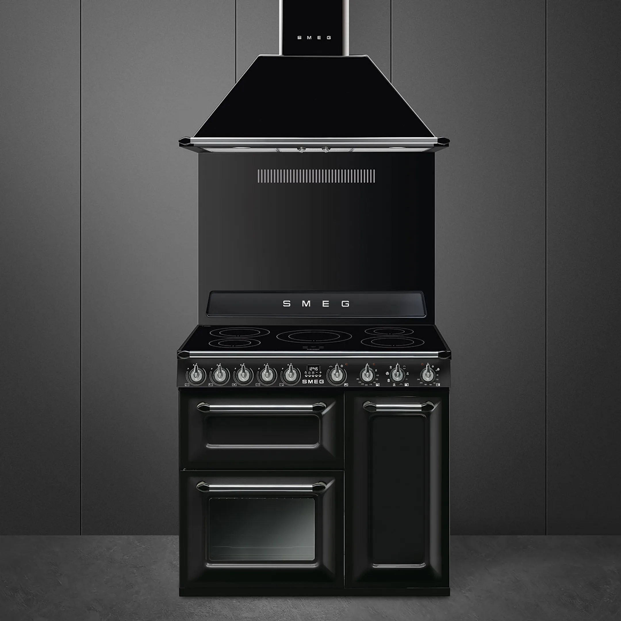 Smeg Cuisinière Victoria TR93IBL2 - Noir image