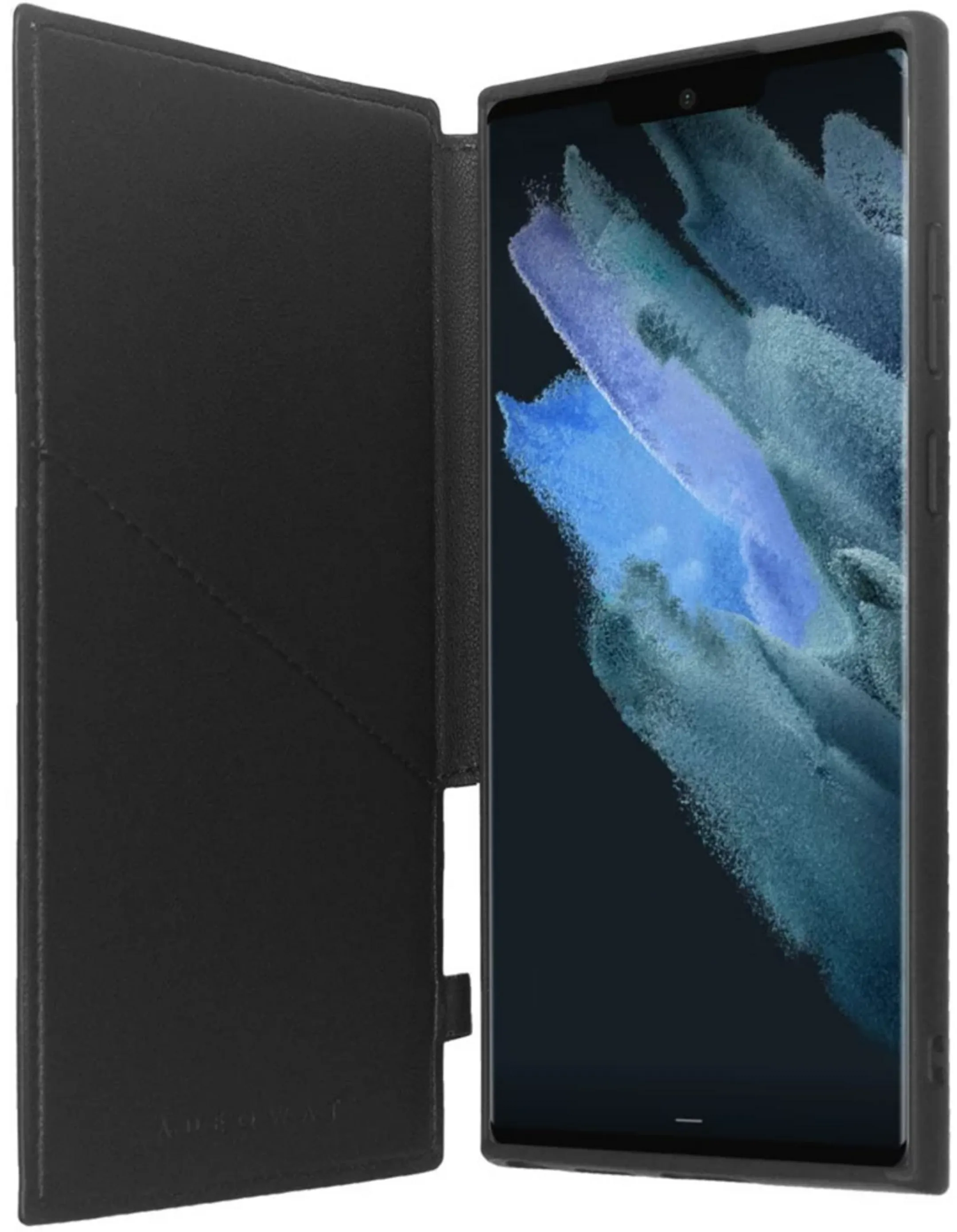 Adeqwat Étui en cuir - Samsung Galaxy S23 Ultra - Noir image