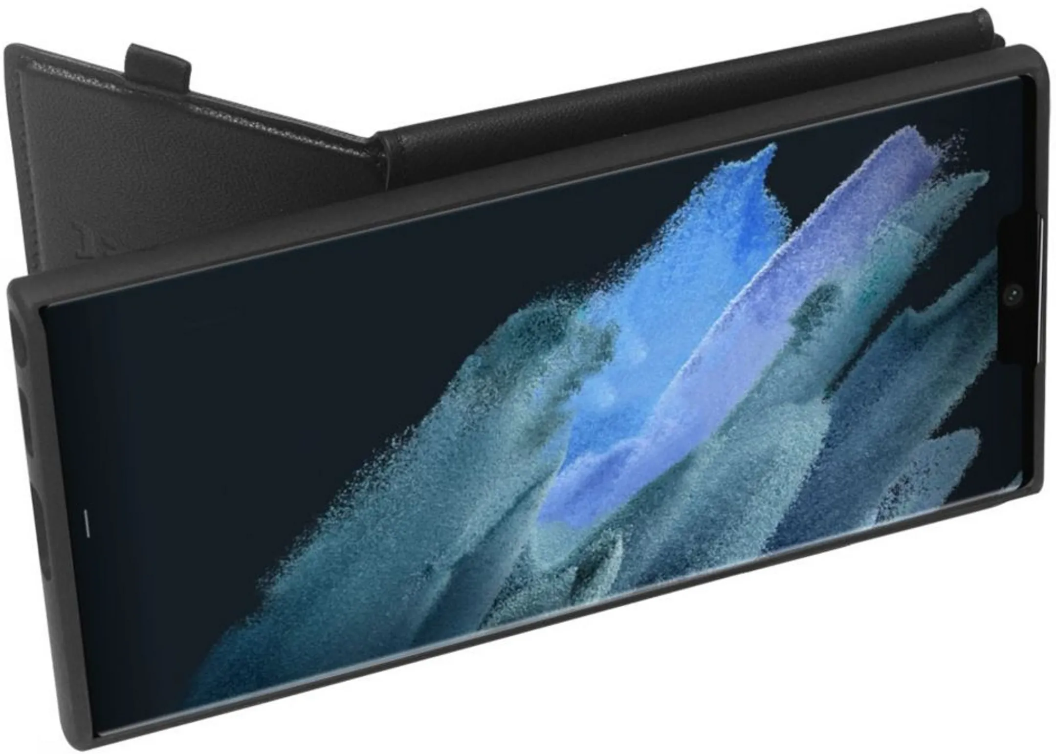 Adeqwat Étui en cuir - Samsung Galaxy S23 Ultra - Noir image