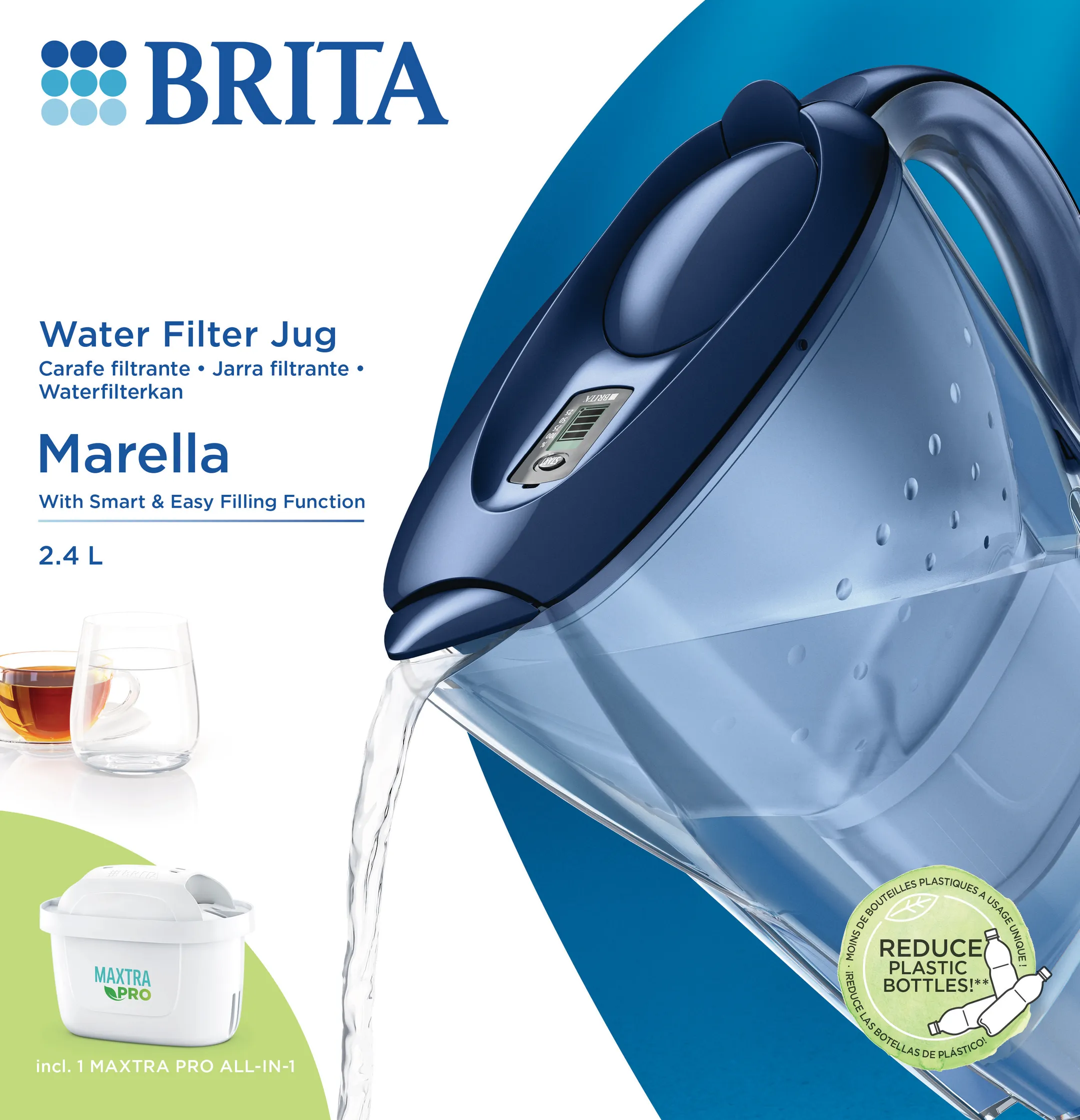 Brita Caraffa filtrante Marella Cool Blue image
