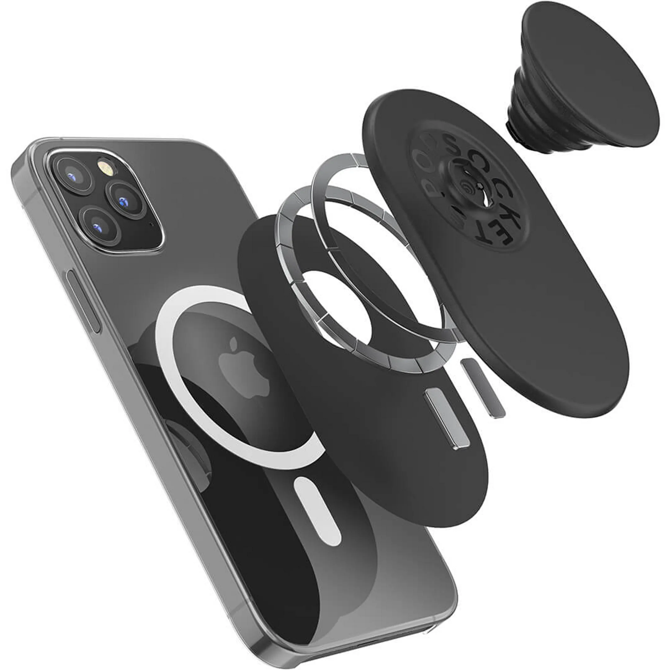 Popsocket Support pour Smartphone PopGrip MagSafe - Noir image