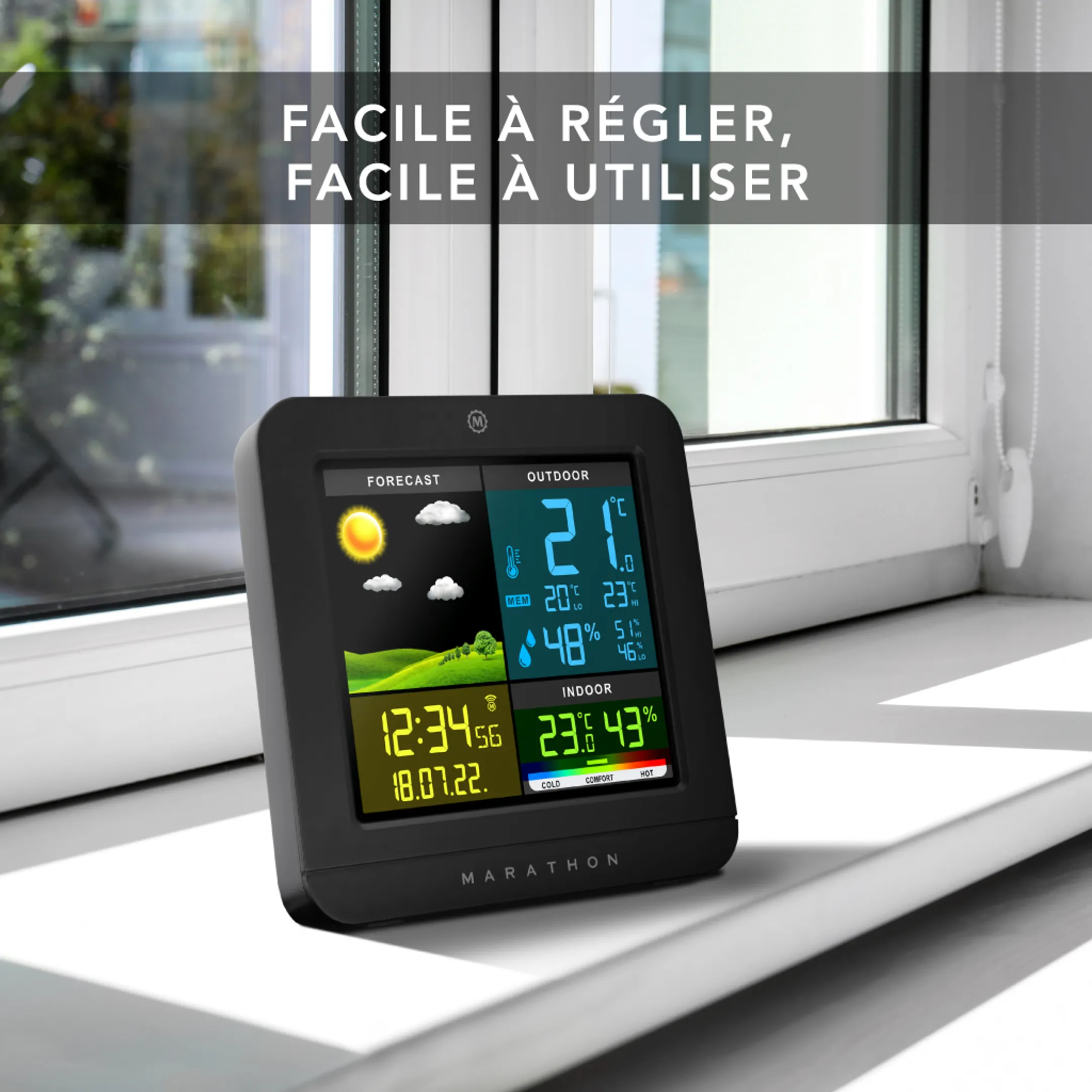 MARATHON Station météo sans fil Berlin image