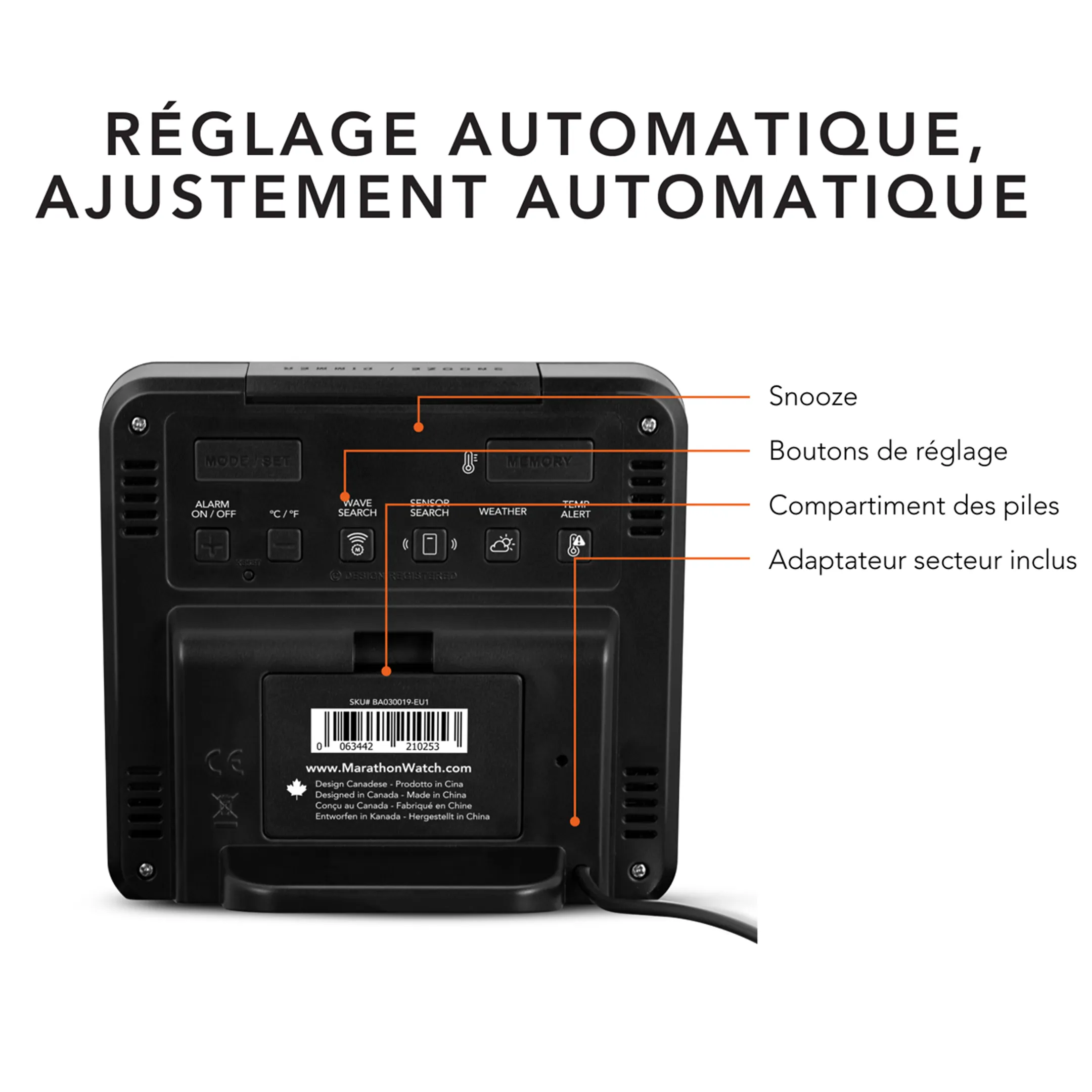MARATHON Station météo sans fil Berlin image