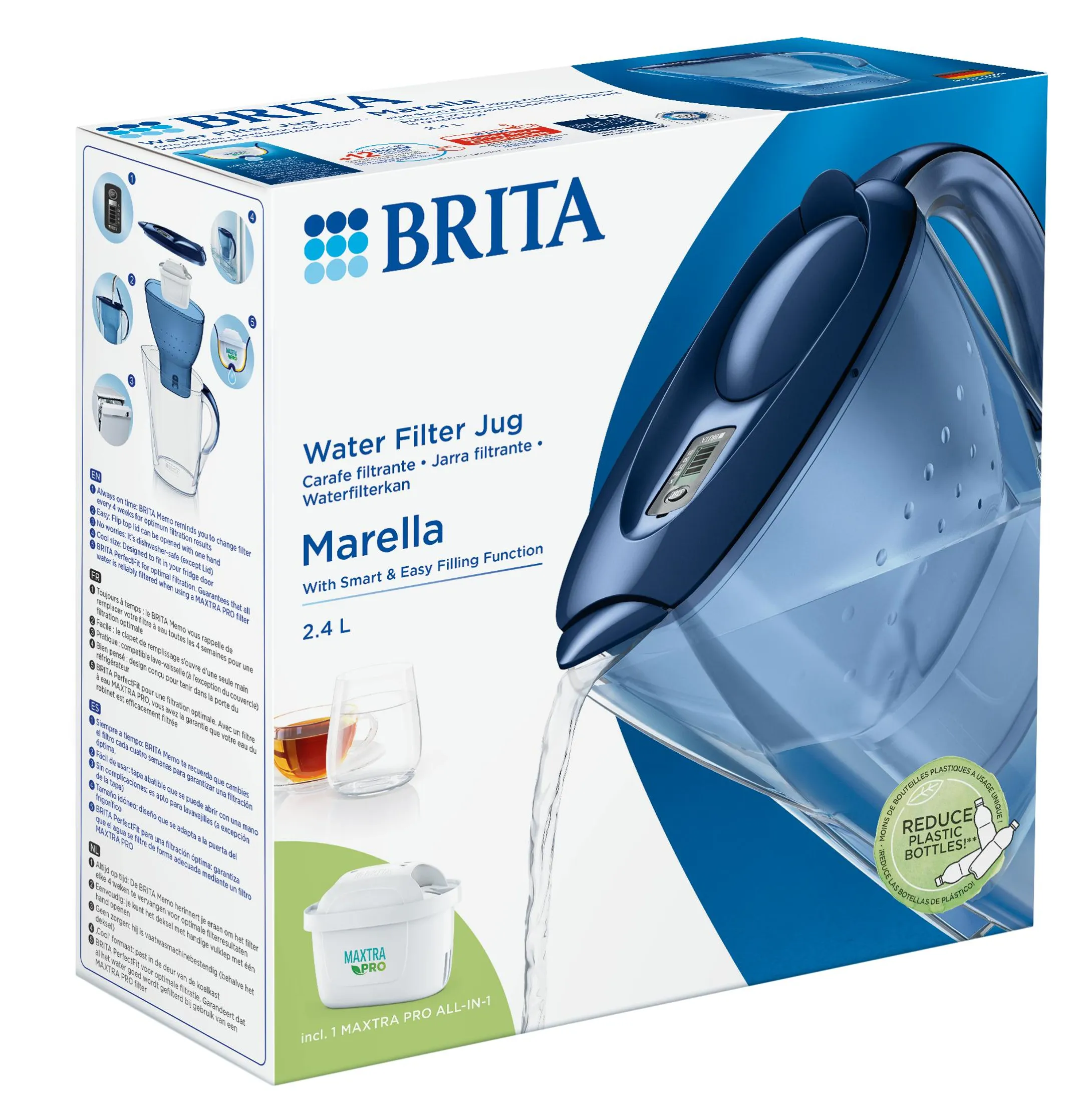Brita Caraffa filtrante Marella Cool Blue image