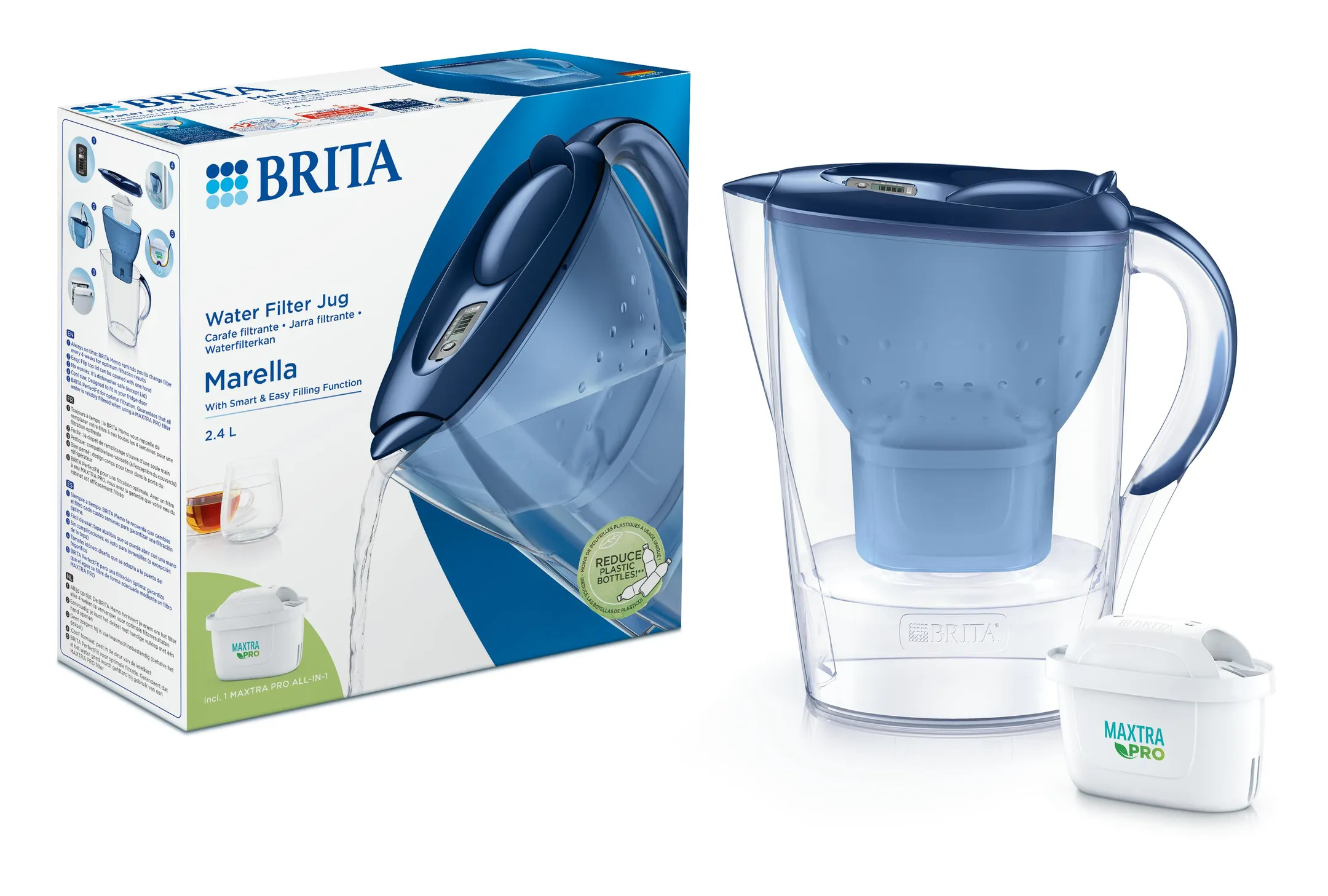 Caraffa filtrante Marella Cool Blue