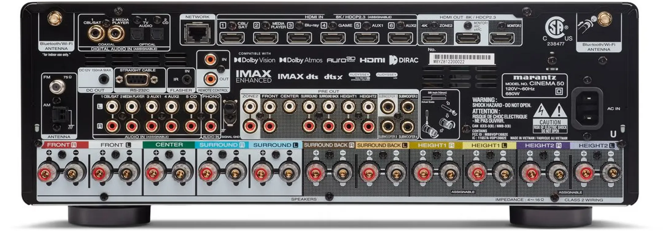 Marantz Amplificateur CINEMA 50/N1B - Noir image