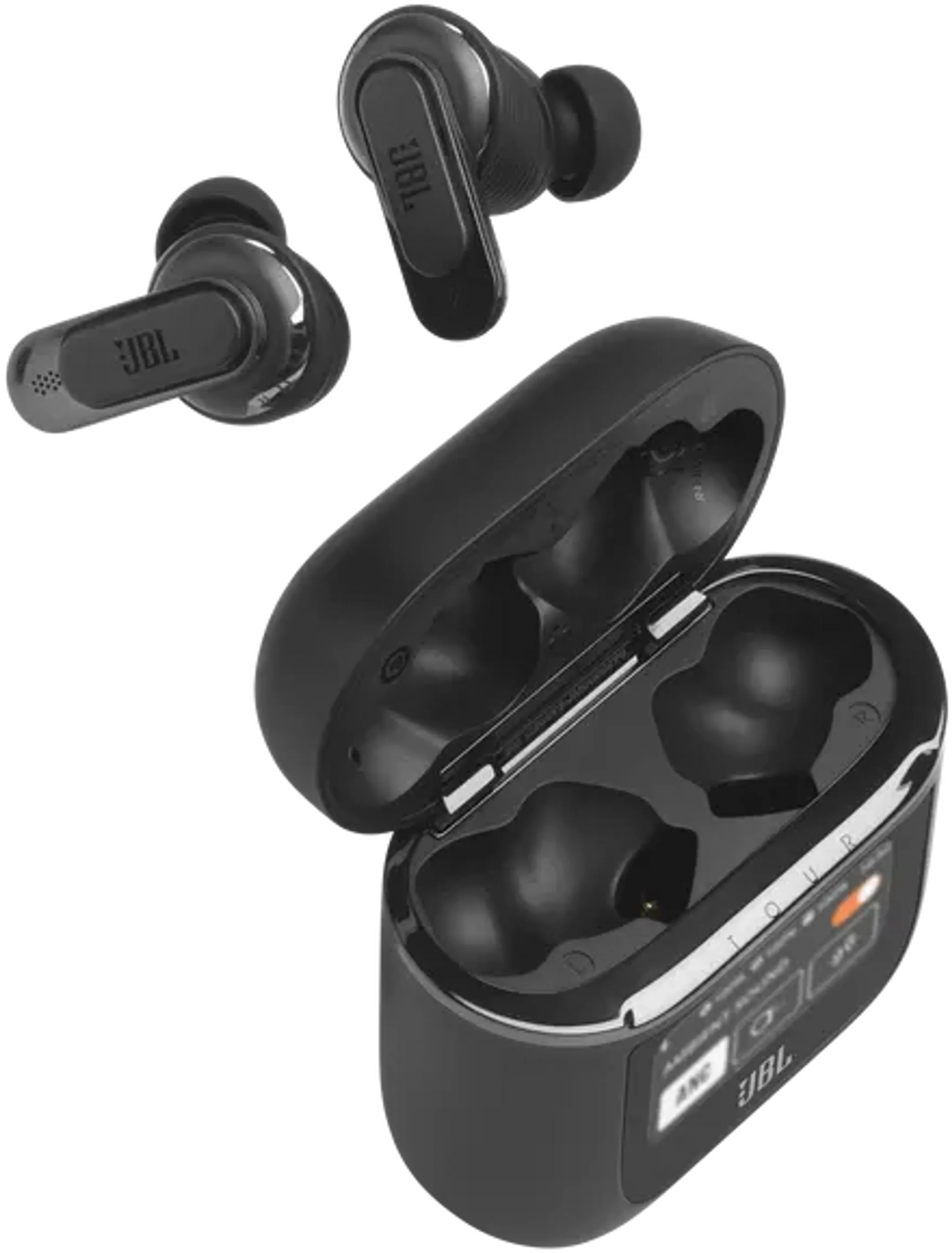 JBL Tour Pro 2 Kabellose Noise-Cancelling-Ohrhörer - Schwarz image