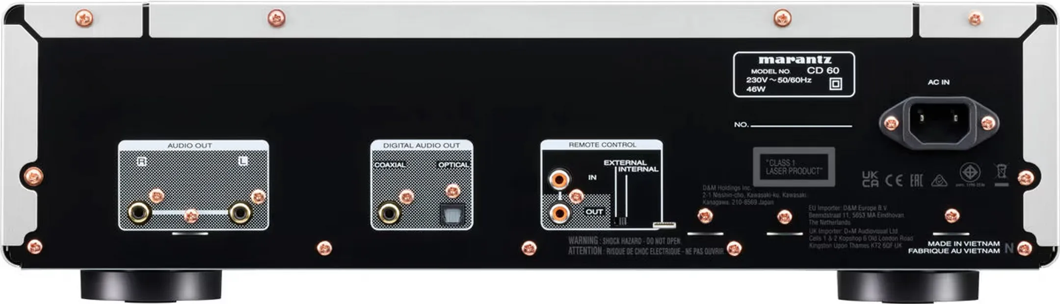 Marantz CD60/N1SG CD Player - Silver/Gold image