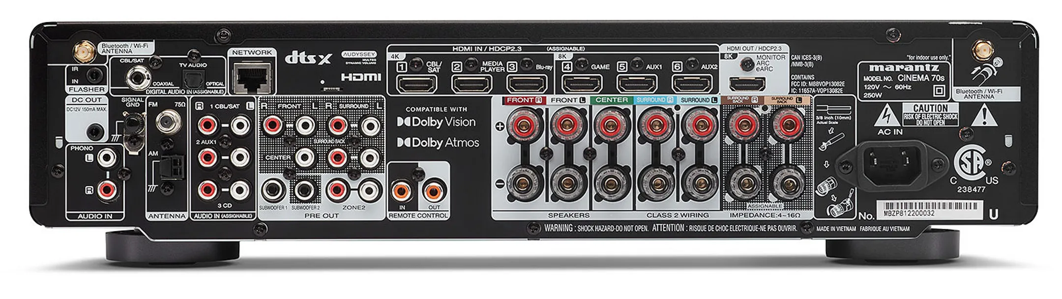 Marantz Amplificateur CINEMA 70S/N1B - Noir image