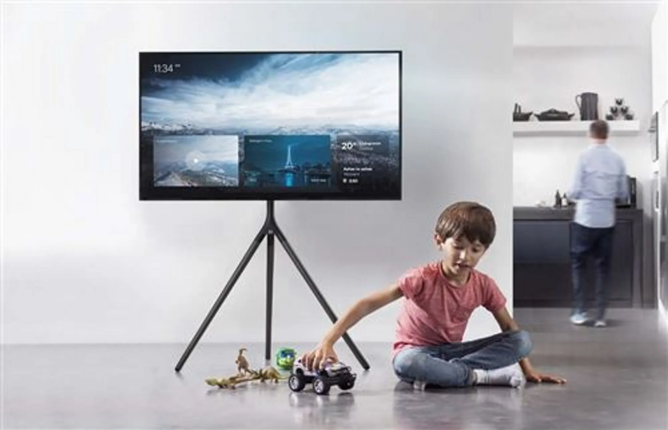 One For All Full Metal Tripod TV Stand - 32" bis 65" - Black image