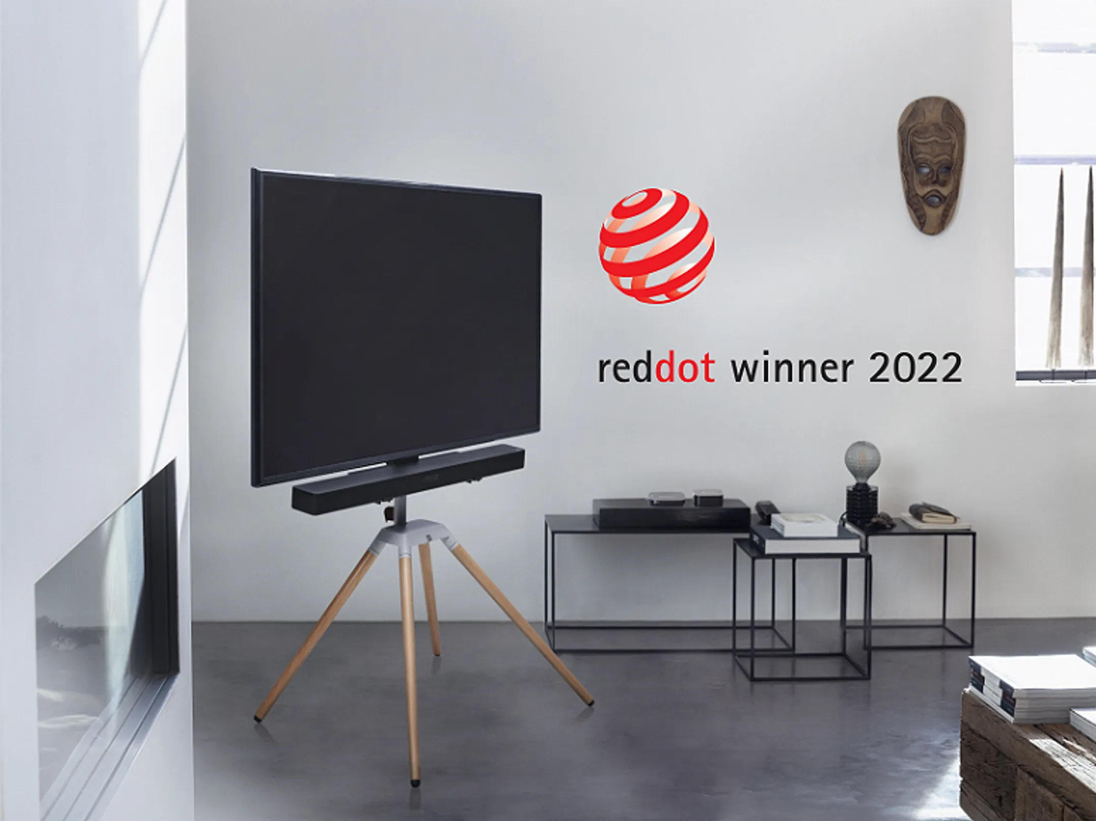 One For All Quadpod TV Stand - 32" to 70" - Black image