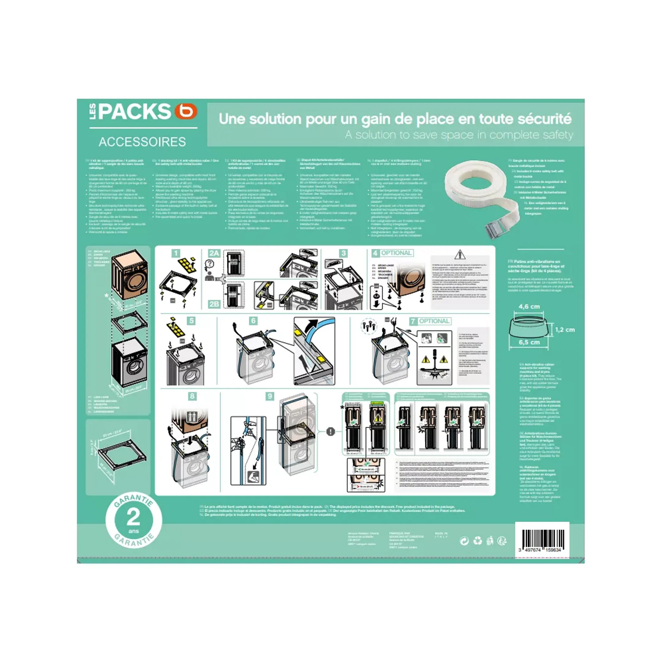 ESSENTIEL-B Kit de superposition + 4 patins image