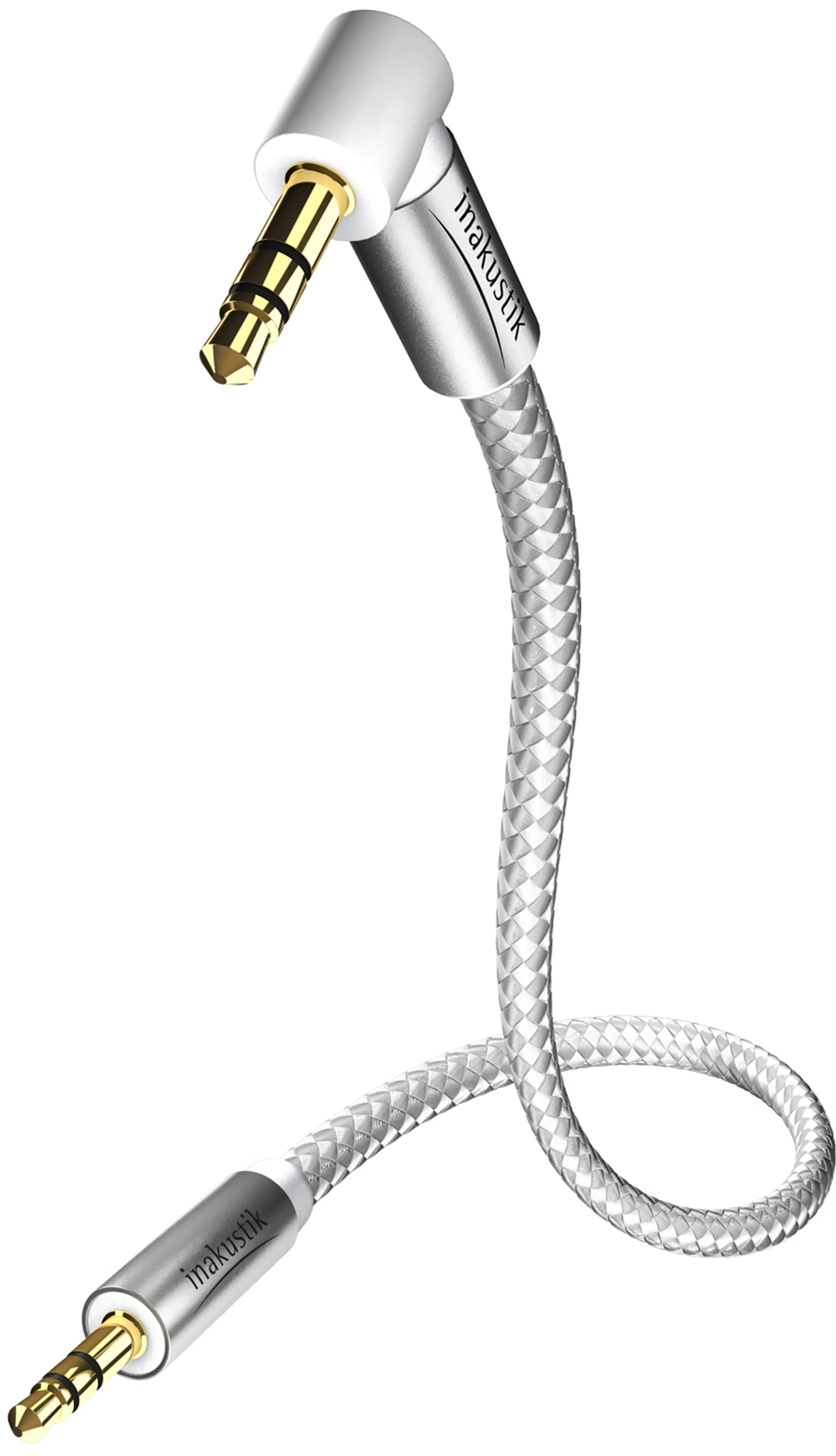 Audiokabel 3,5mm Klinke auf 3,5mm Klinke (Winkel) - 1,5m