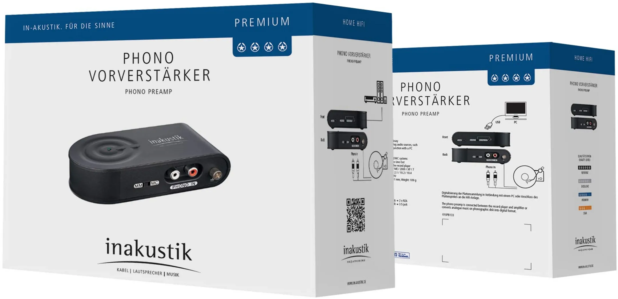 In-Akustik Préamplificateur Phono Premium - Noir image