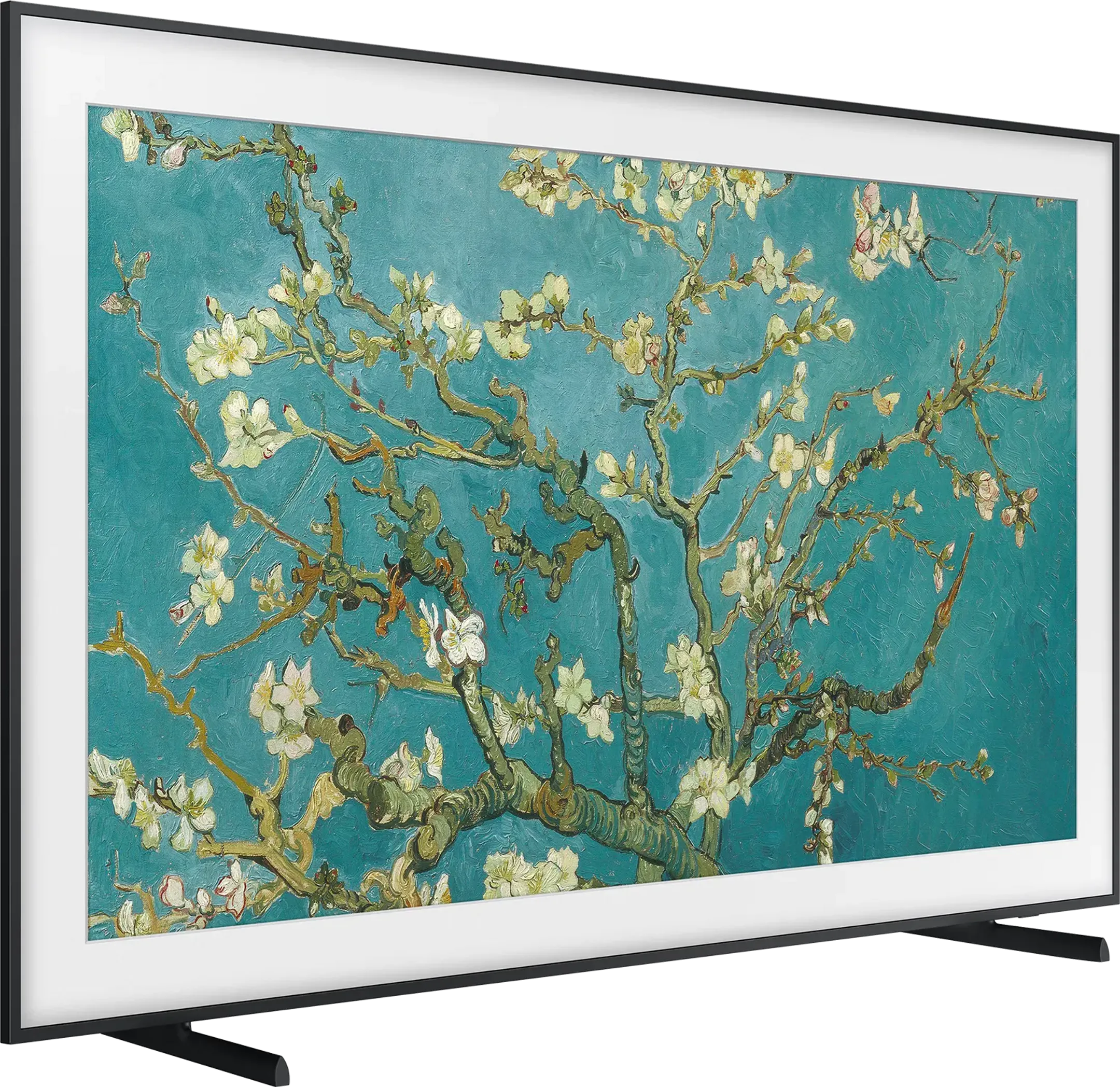 Samsung The Frame QLED Full HD-Fernseher QE32LS03B (2023) - 32 Zoll - Heller Holzrahmen inklusive image
