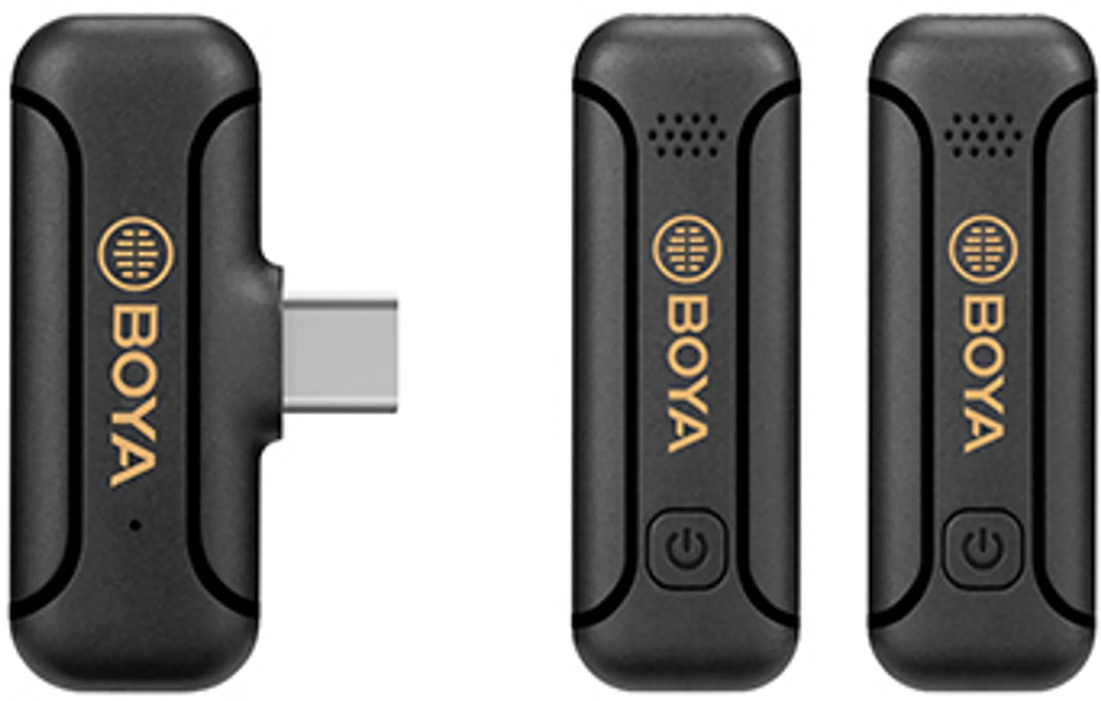 2 X Mini Microphone sans Fil - USB-C - BY-WM3T2-U2