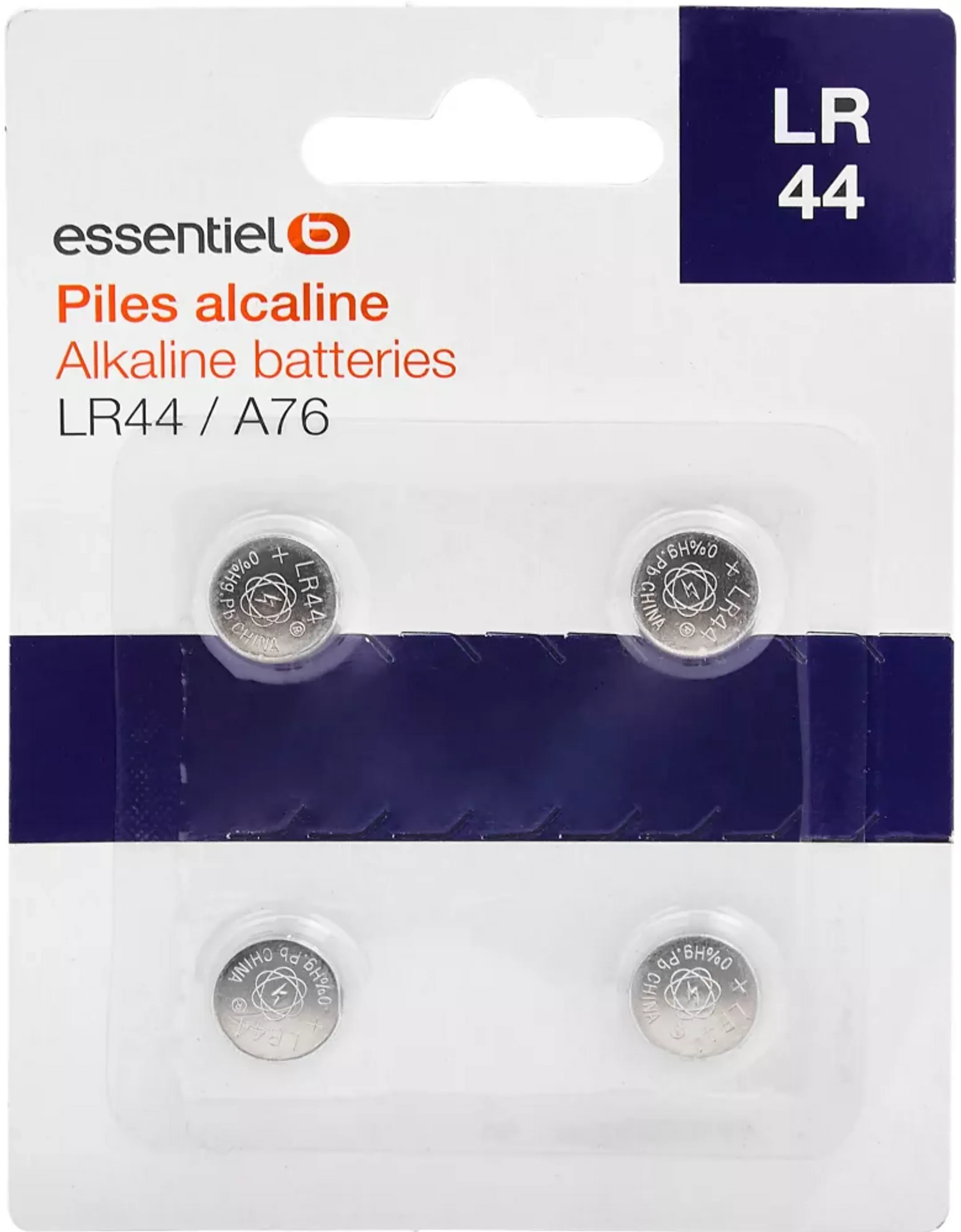 Lot 4 piles LR44/A70