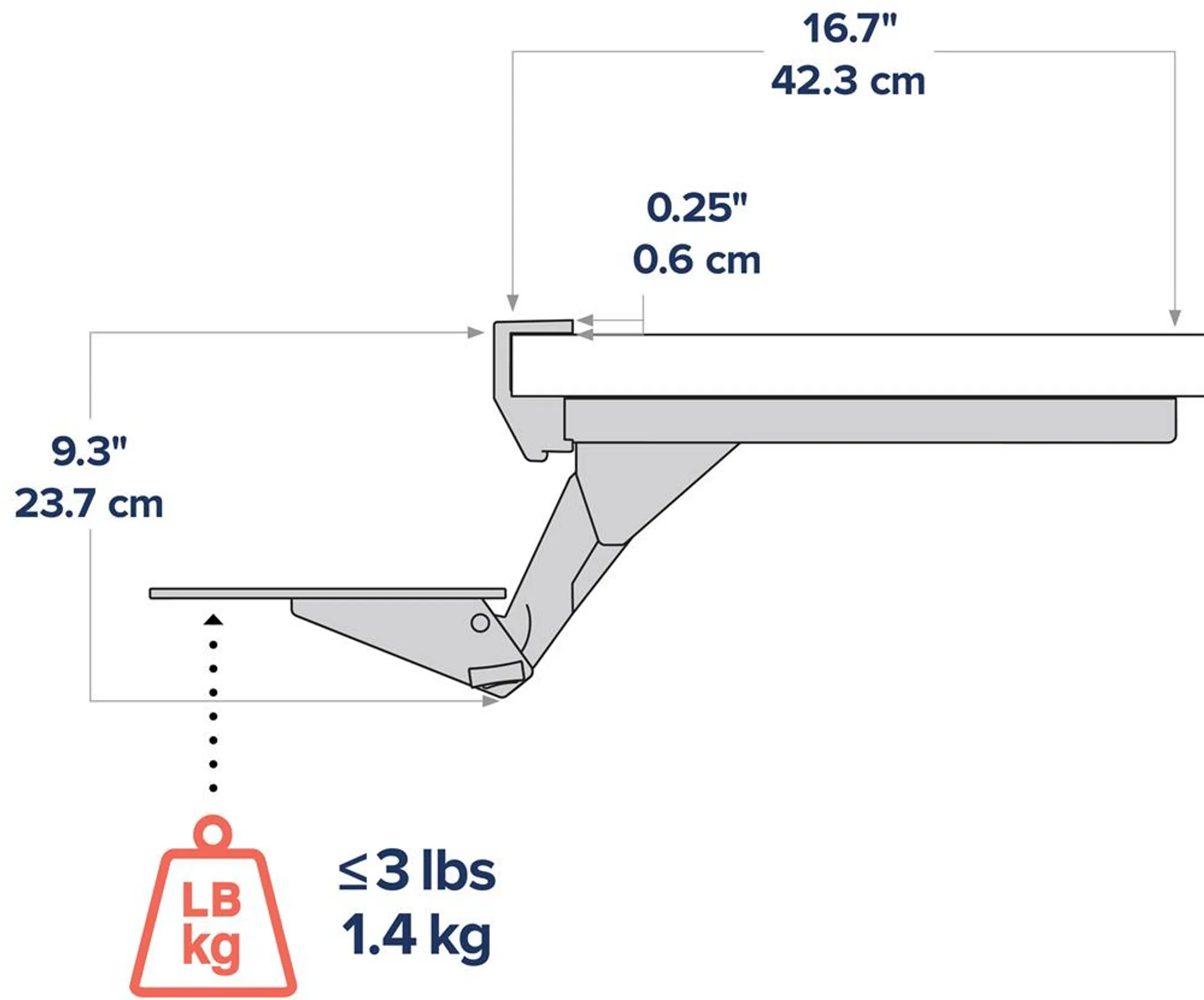 Ergotron Neo-Flex Underdesk Keyboard Arm image