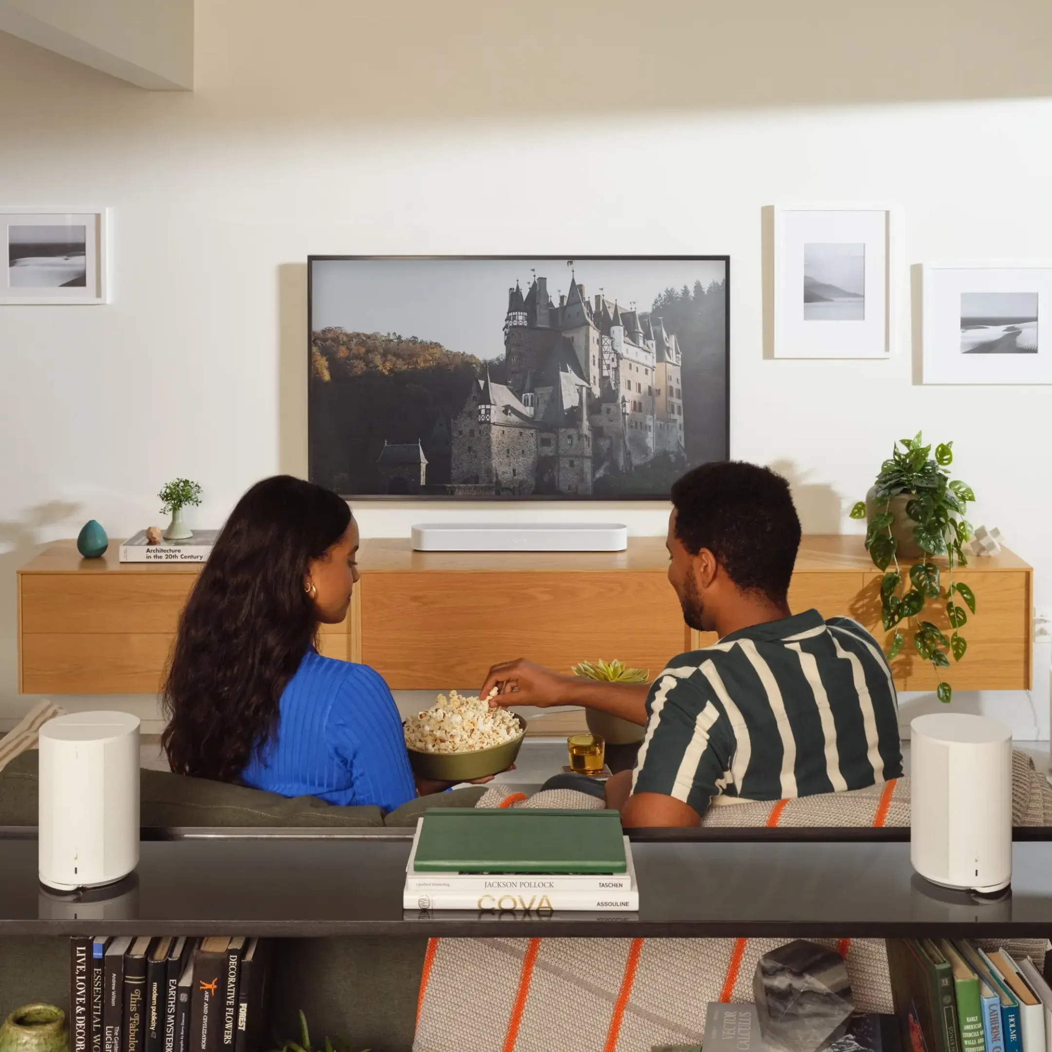 SONOS Enceinte Wi-Fi ERA 100 - Blanc image