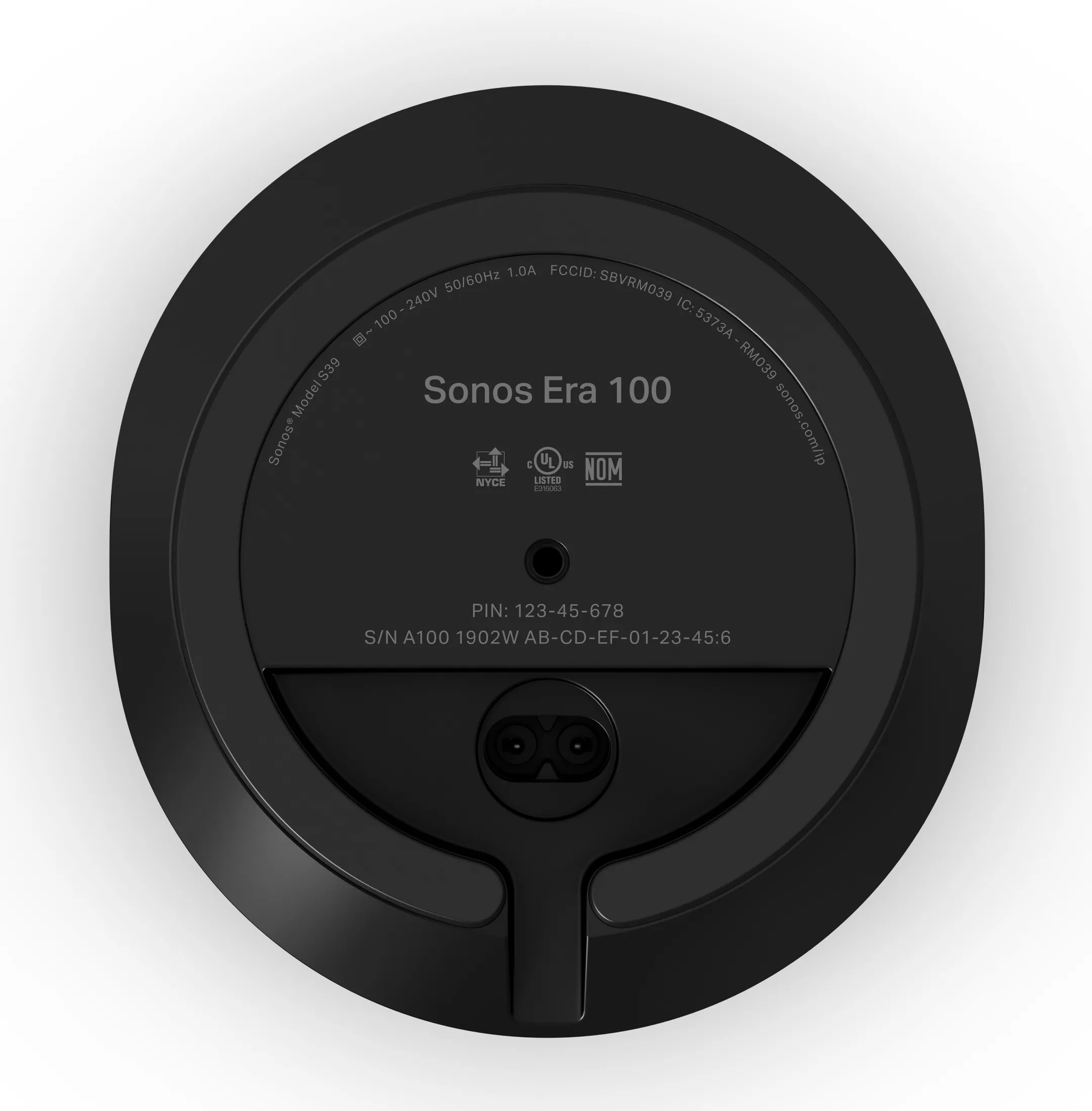 SONOS Enceinte Wi-Fi ERA 100 - Noir image