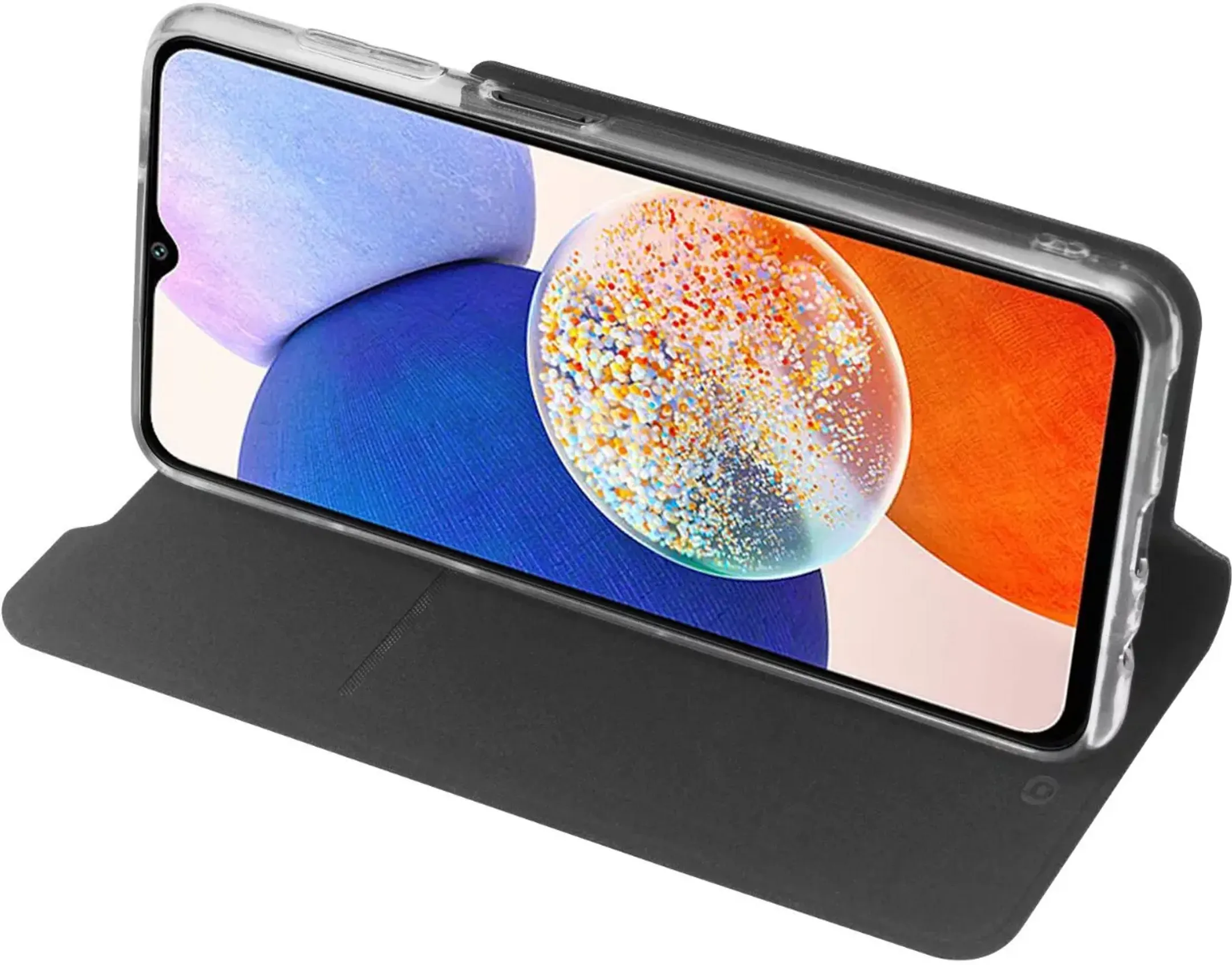 ESSENTIEL-B Étui livre pour Galaxy A14 (5G) - Noir image