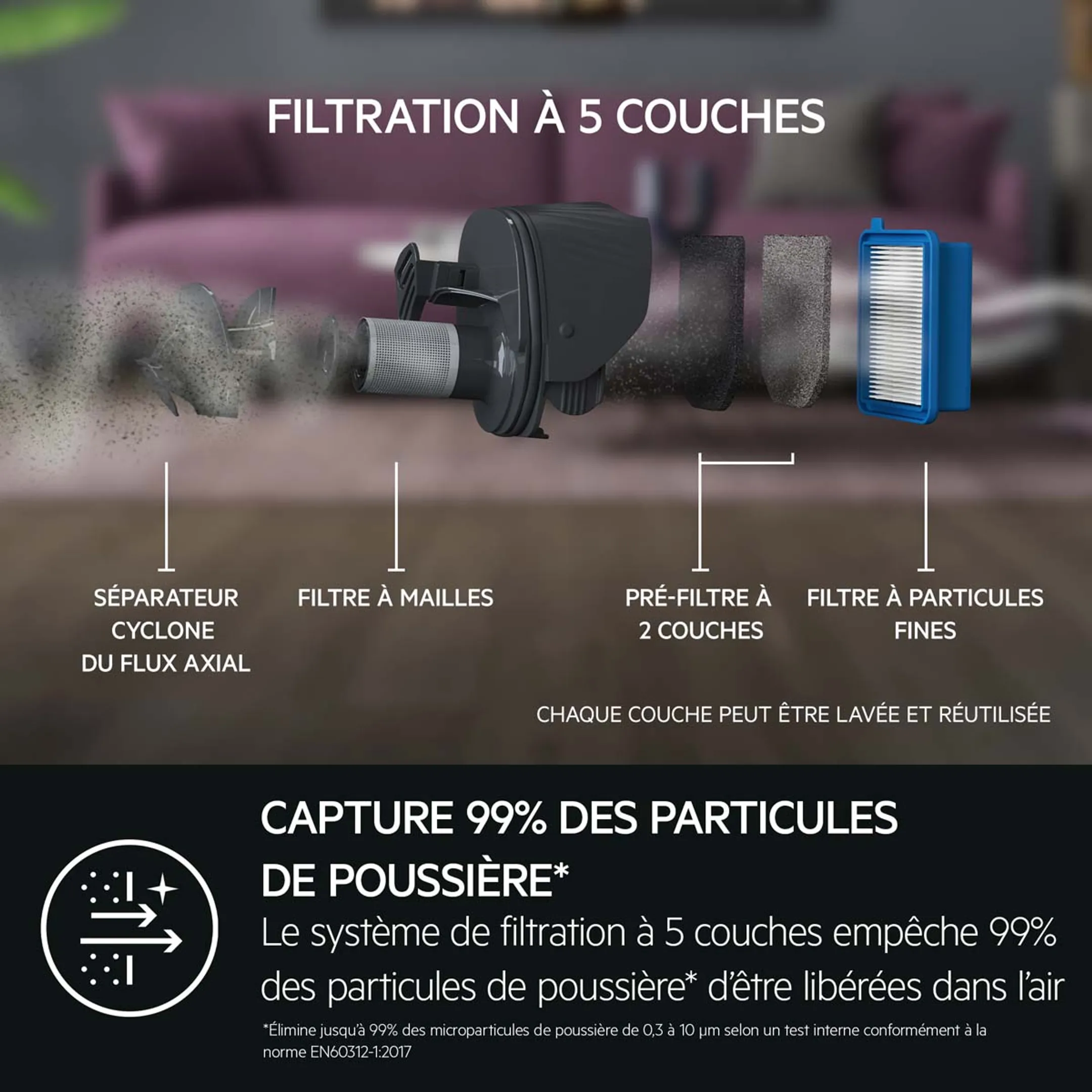 AEG Aspirateur balai Clean 5000 - AS52CB18DB image