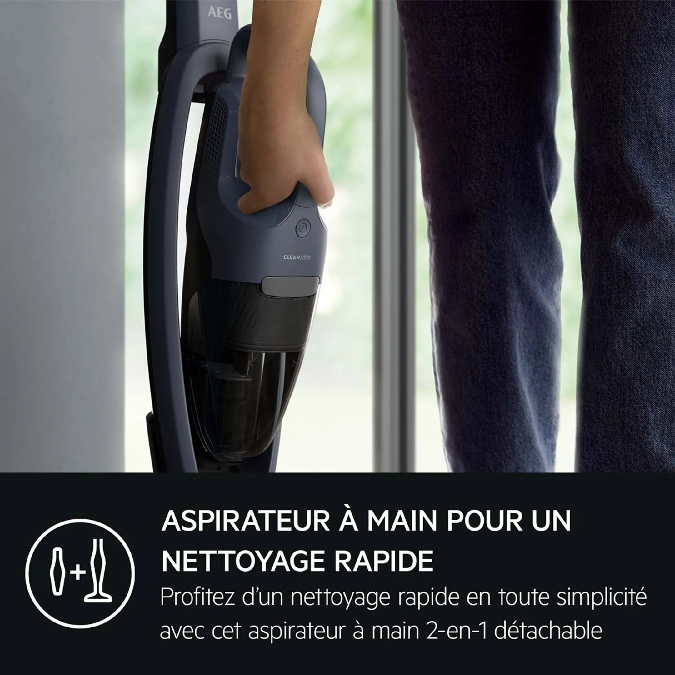 AEG Aspirateur balai Clean 5000 - AS52CB18DB image