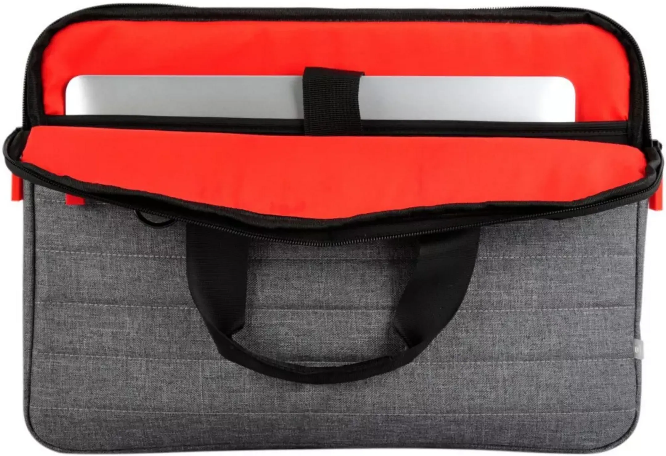 ESSENTIEL-B 13-14'' Classic Grey/Red Bag + Wireless Mouse image