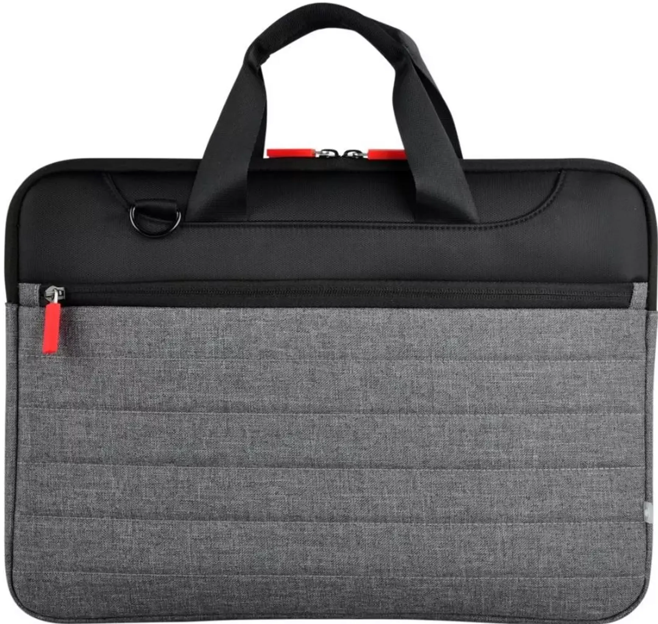 ESSENTIEL-B 13-14'' Classic Grey/Red Bag + Wireless Mouse image
