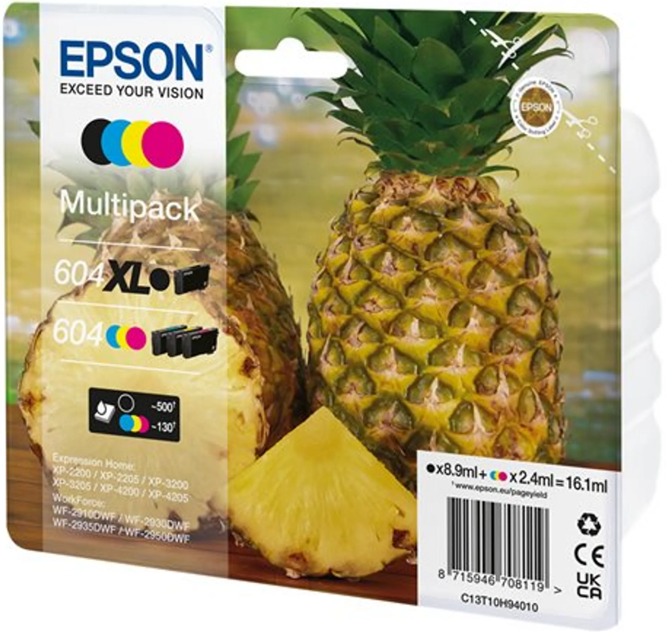 Cartouche d'encre 604 Multipack - 1BLK XL + 3COL