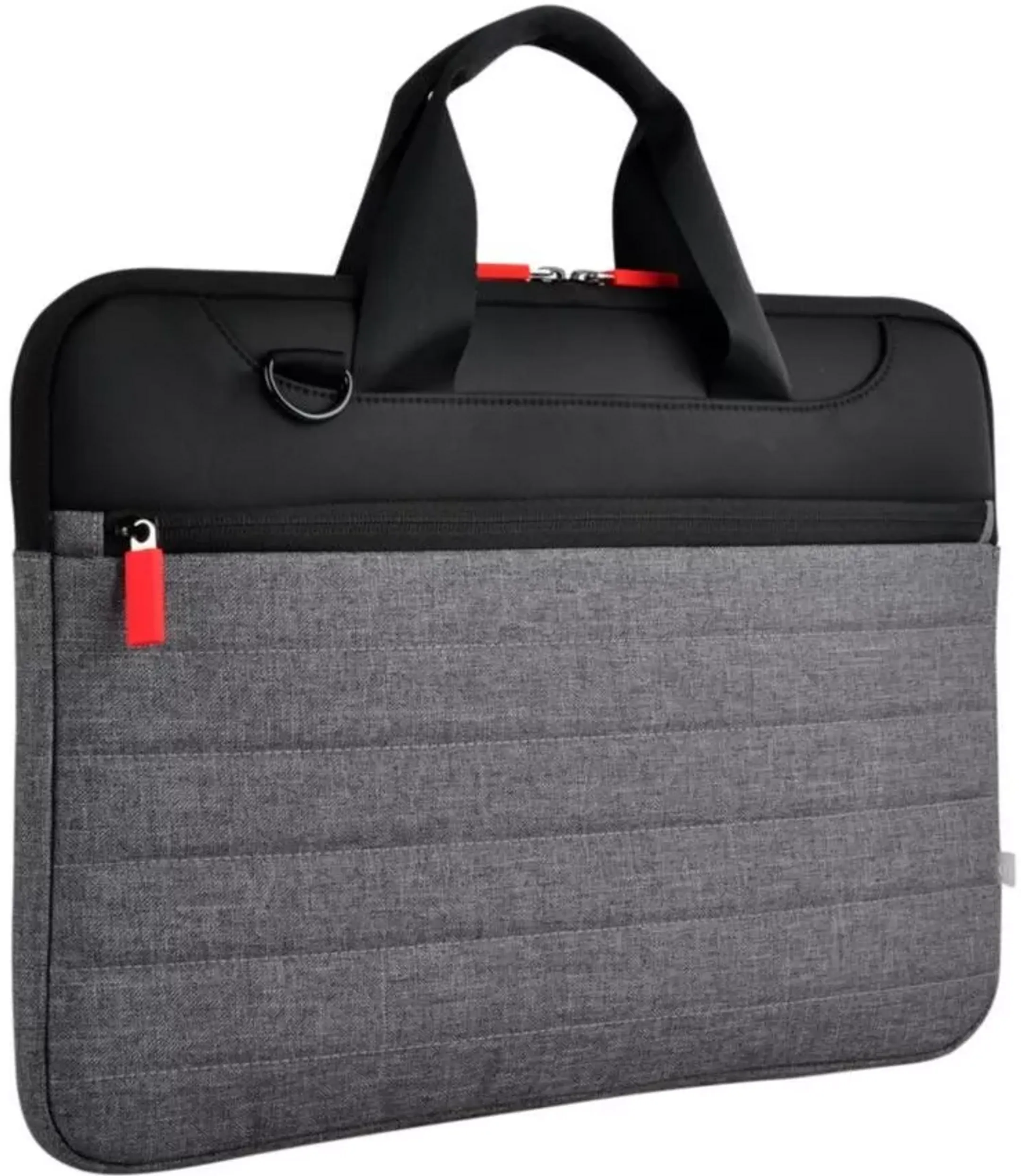 ESSENTIEL-B 13-14'' Classic Grey/Red Bag + Wireless Mouse image