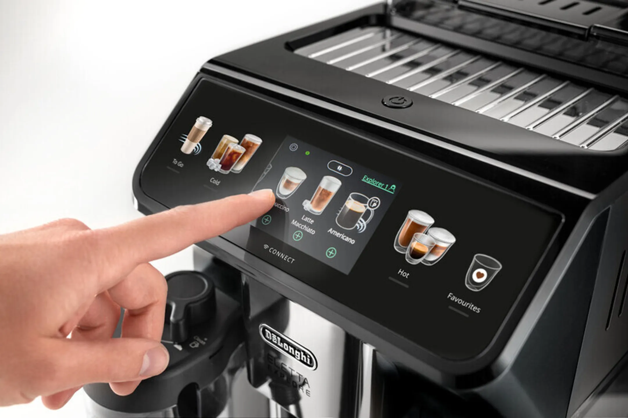 De'Longhi Full Automatic Espresso Machine Eletta Explore ECAM450.65.G - Black image