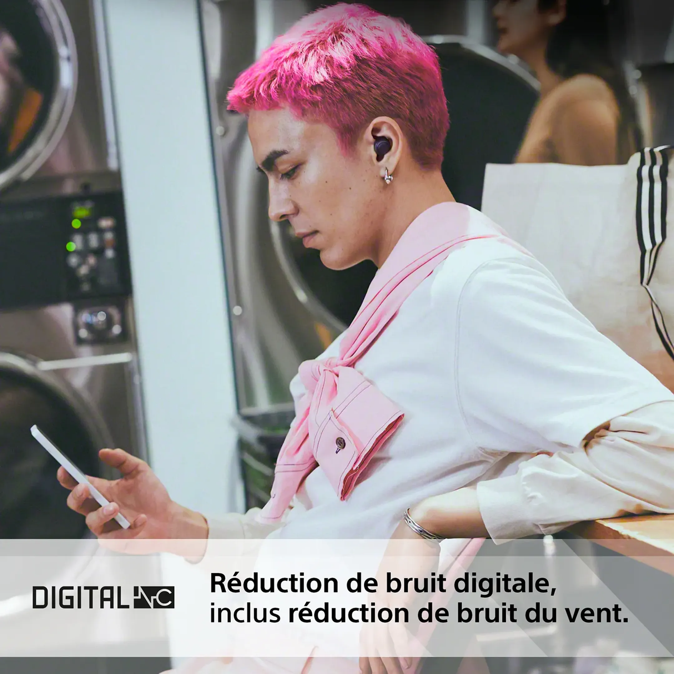 Sony Écouteurs sans fil Noise Cancelling WF-C700N - Noir image